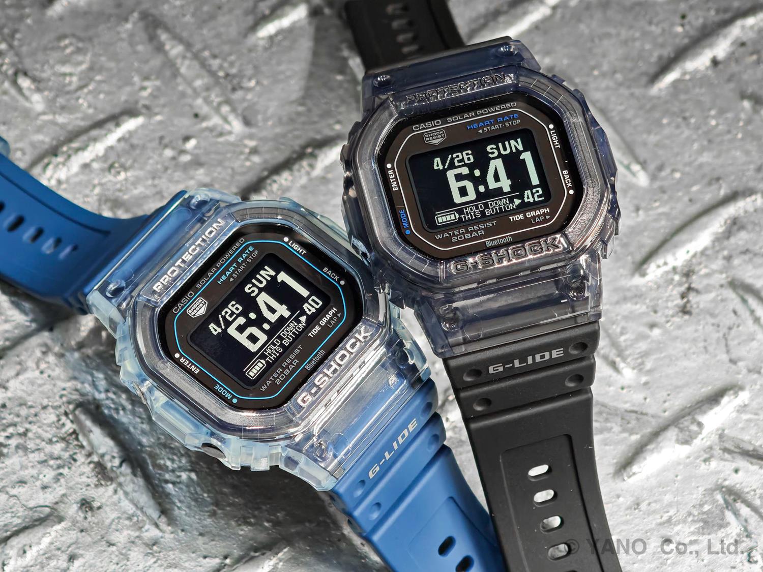 G-SHOCK G-LIDE GBX-H5600-2JR ブルー 心拍計 光学式センサー 潮汐情報（タイドグラフ） モバイルリンク機能 ソーラーアシスト充電 腕時計 カシオ 国内正規品 ジーショック CASIO G-SHOCK 公式サイト掲載店【0526】