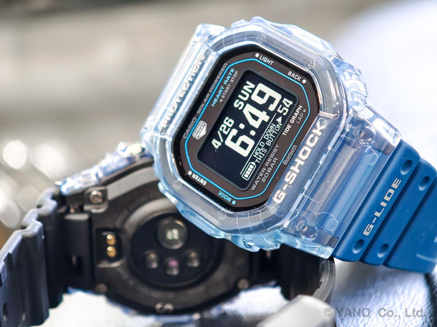 G-SHOCK G-LIDE GBX-H5600-2JR ブルー 心拍計 光学式センサー 潮汐情報（タイドグラフ） モバイルリンク機能 ソーラーアシスト充電 腕時計 カシオ 国内正規品 ジーショック CASIO G-SHOCK 公式サイト掲載店【0526】