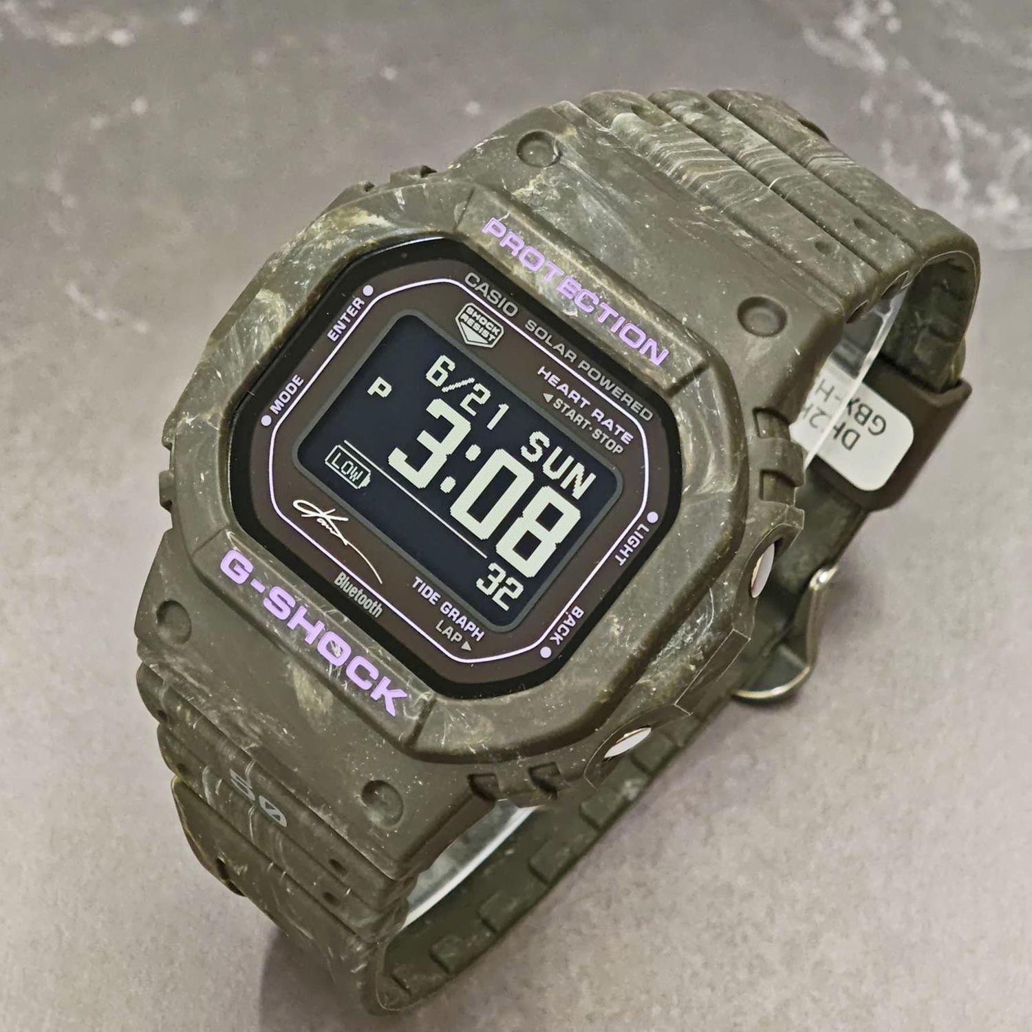 カシオ Gショック GBX-H5600KI-5JR G-LIDE 五十嵐カノア シグネチャーモデル 心拍計 ブラウン バイオマスプラスチック タイドグラフ 高精細MIP液晶 メンズ 腕時計 防水 watch ジーショック CASIO G-SHOCK 公式サイト掲載店【0726】※7月17日発売予定
