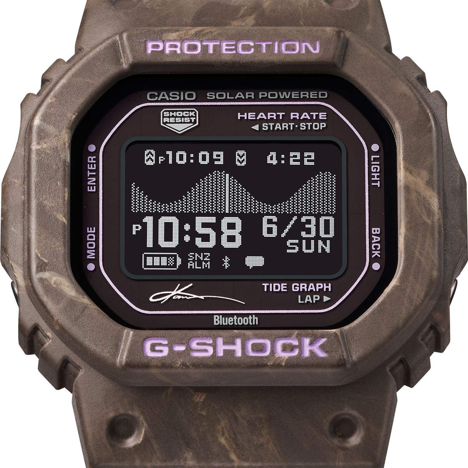 カシオ Gショック GBX-H5600KI-5JR G-LIDE 五十嵐カノア シグネチャーモデル 心拍計 ブラウン バイオマスプラスチック タイドグラフ 高精細MIP液晶 メンズ 腕時計 防水 watch ジーショック CASIO G-SHOCK 公式サイト掲載店【0726】※7月17日発売予定