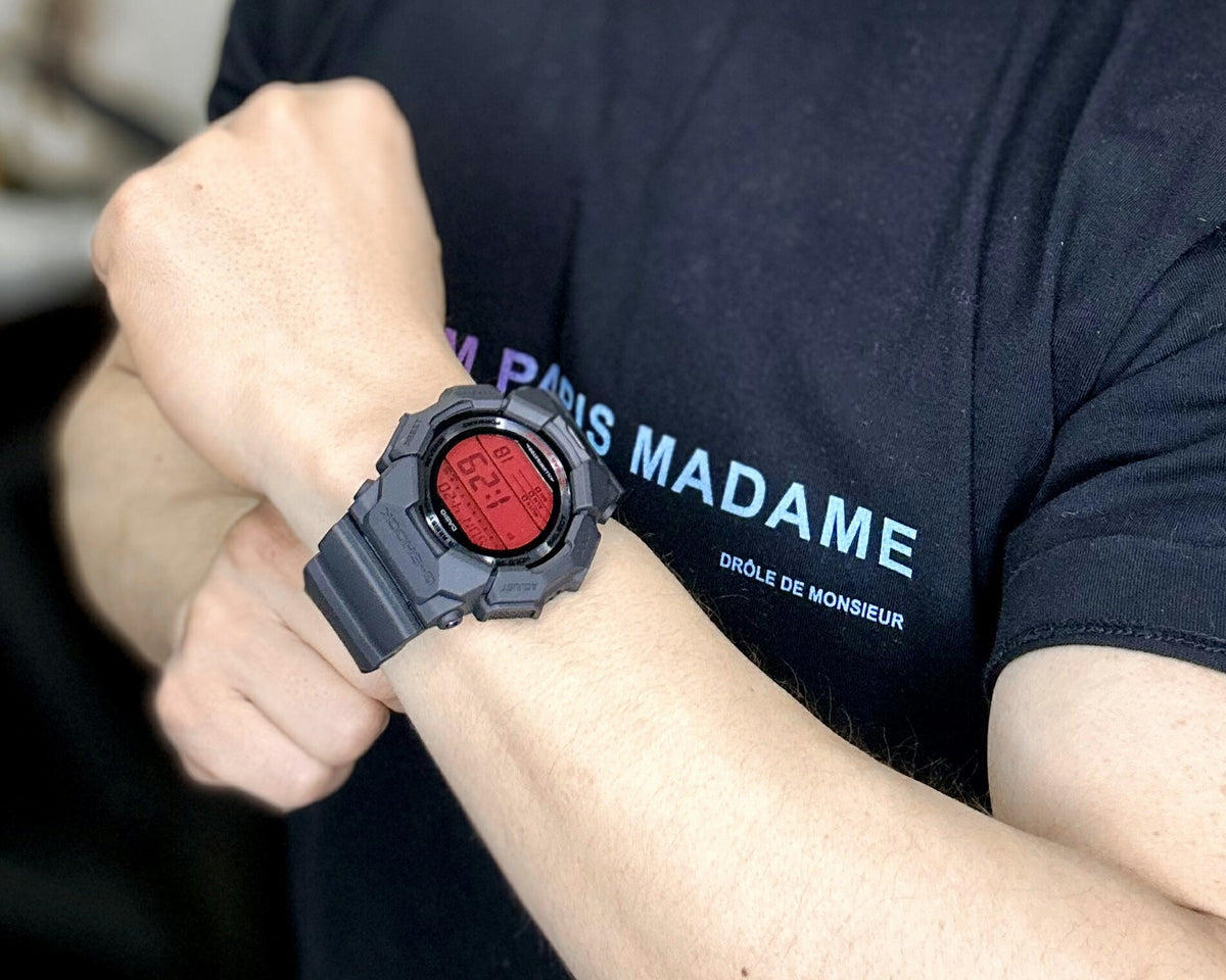 カシオ Gショック GD-010BBR-1JF ブラック×レッド CASIO G-SHOCK【0525 