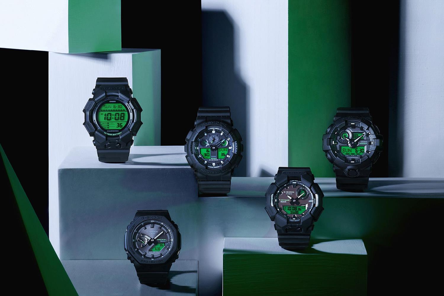 カシオ G-SHOCK GA-100BEG-1AJF BLACK AND ELECTRO GREEN ブラック エレクトログリーン ビッグケース 耐磁時計ジーショック 腕時計 メンズ CASIO G-SHOCK公式掲載店【0426】【店頭受取可能商品】