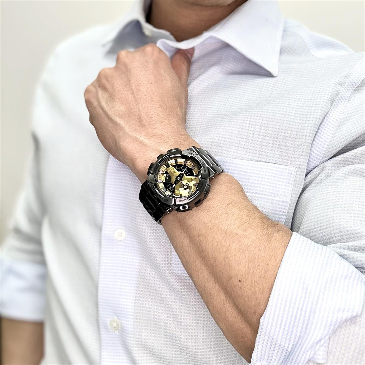 カシオ Gショック  GM-110BD-1A9JF ビッグケース メタル CASIO G-SHOCK 公式サイト掲載店【0325】_10spl【店頭受取可能商品】