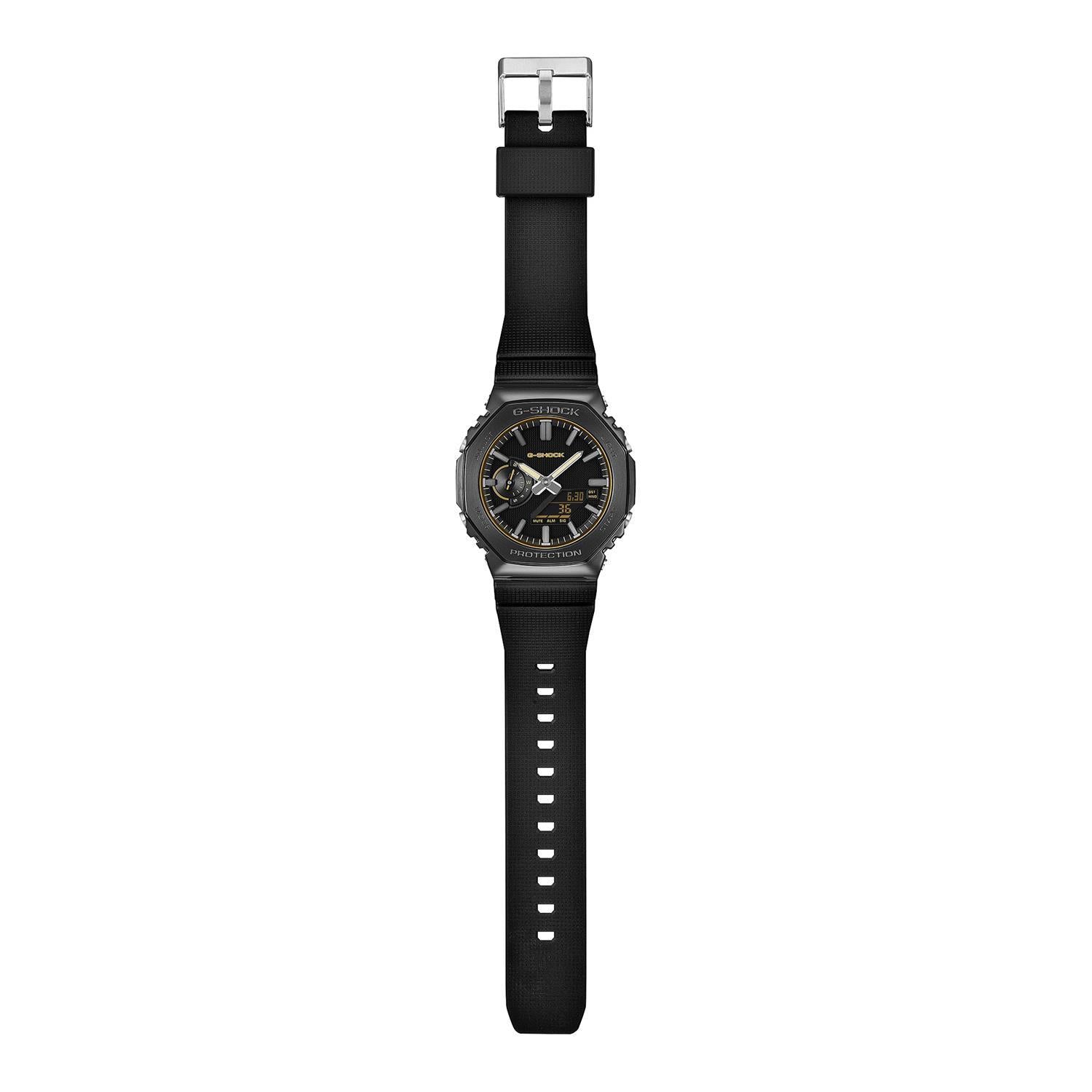 カシオ Gショック GM-2100LXB-1A9JF LUXE BLACK ゴールドアクセント ミニマリズム メタルベゼル ブラックIP 2100シリーズ 再解釈 CASIO G-SHOCK 公式サイト掲載店【0626】※6月19日発売【店頭受取可能商品】
