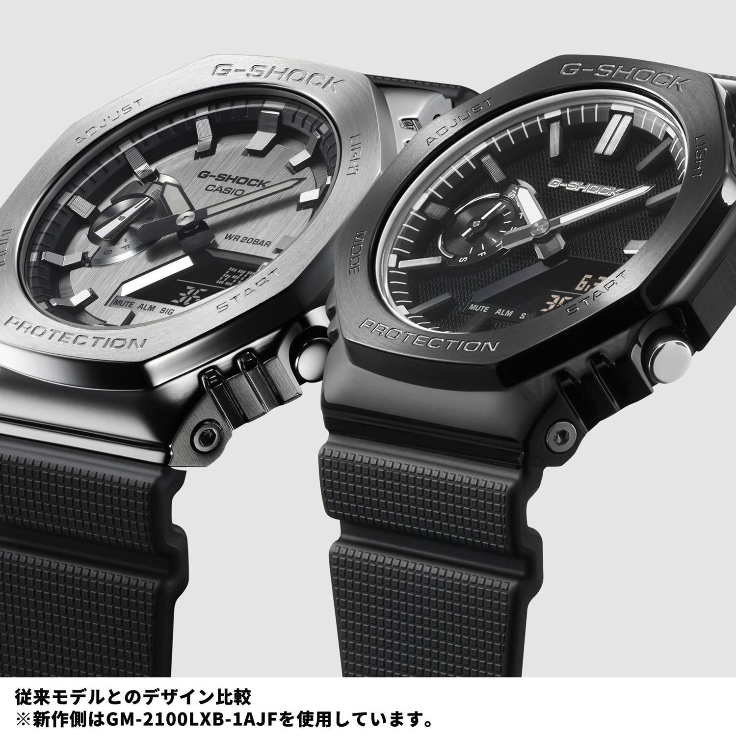カシオ Gショック GM-2100LXB-1A9JF LUXE BLACK ゴールドアクセント ミニマリズム メタルベゼル ブラックIP 2100シリーズ 再解釈 CASIO G-SHOCK 公式サイト掲載店【0626】※6月19日発売【店頭受取可能商品】
