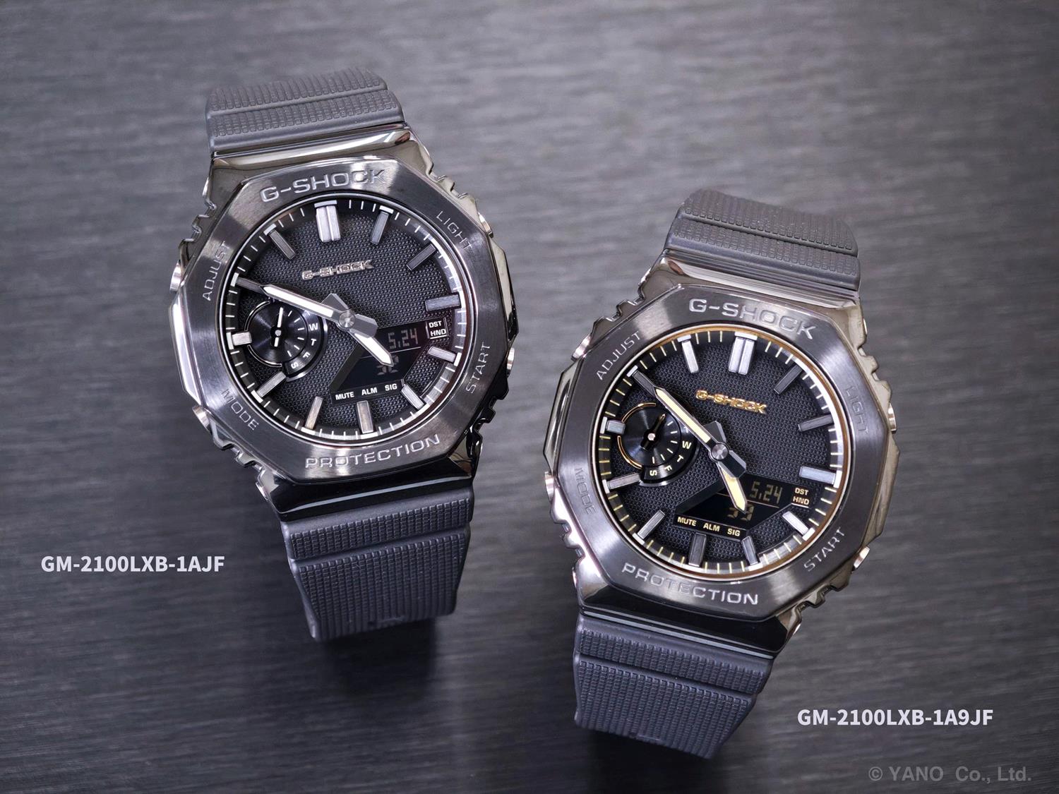 カシオ Gショック GM-2100LXB-1AJF LUXE BLACK シルバーアクセント ミニマリズム メタルベゼル ブラックIP 2100シリーズ 再解釈 CASIO G-SHOCK 公式サイト掲載店【0626】※6月19日発売【店頭受取可能商品】