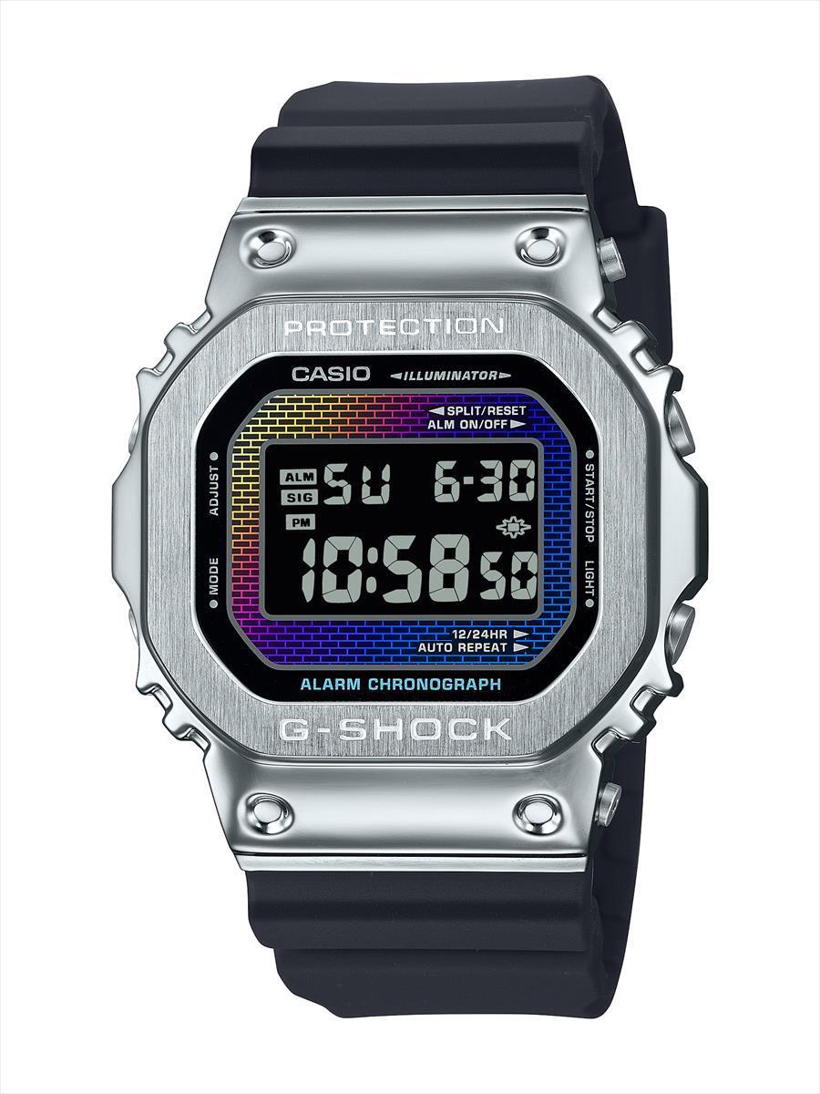 カシオ Gショック GM-5600RW-1JF レインボーカラー メタルベゼル CASIO G-SHOCK【0824】_10spl【店頭受取可能商品】