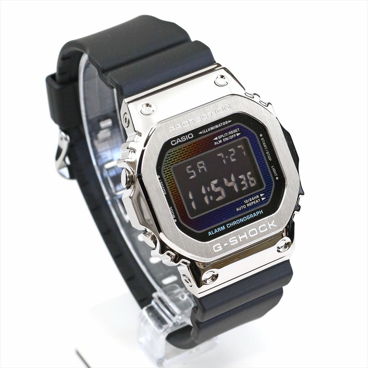 カシオ Gショック GM-5600RW-1JF レインボーカラー メタルベゼル CASIO G-SHOCK【0824】_10spl【店頭受取可能商品】