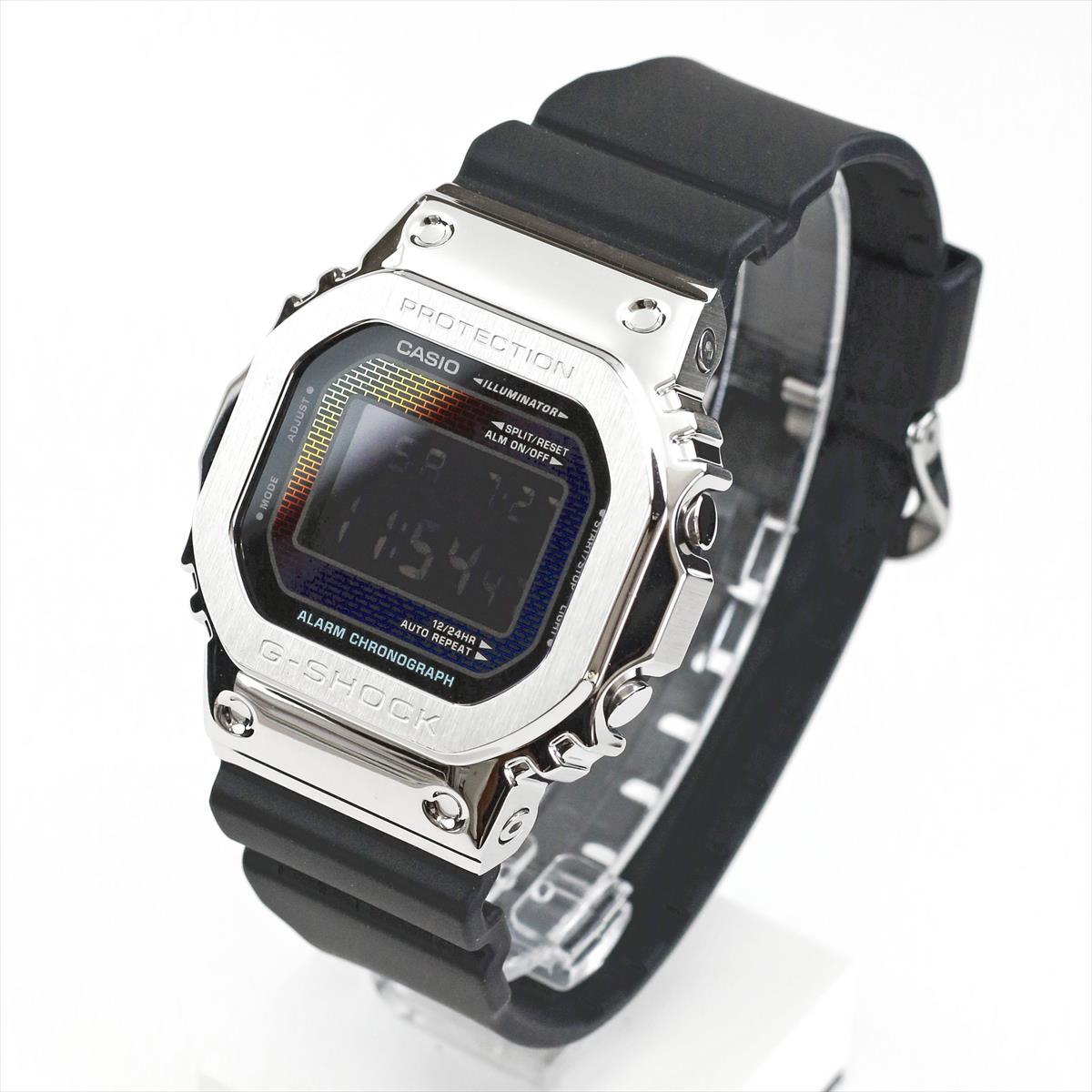 カシオ Gショック GM-5600RW-1JF レインボーカラー メタルベゼル CASIO G-SHOCK【0824】_10spl【店頭受取可能商品】