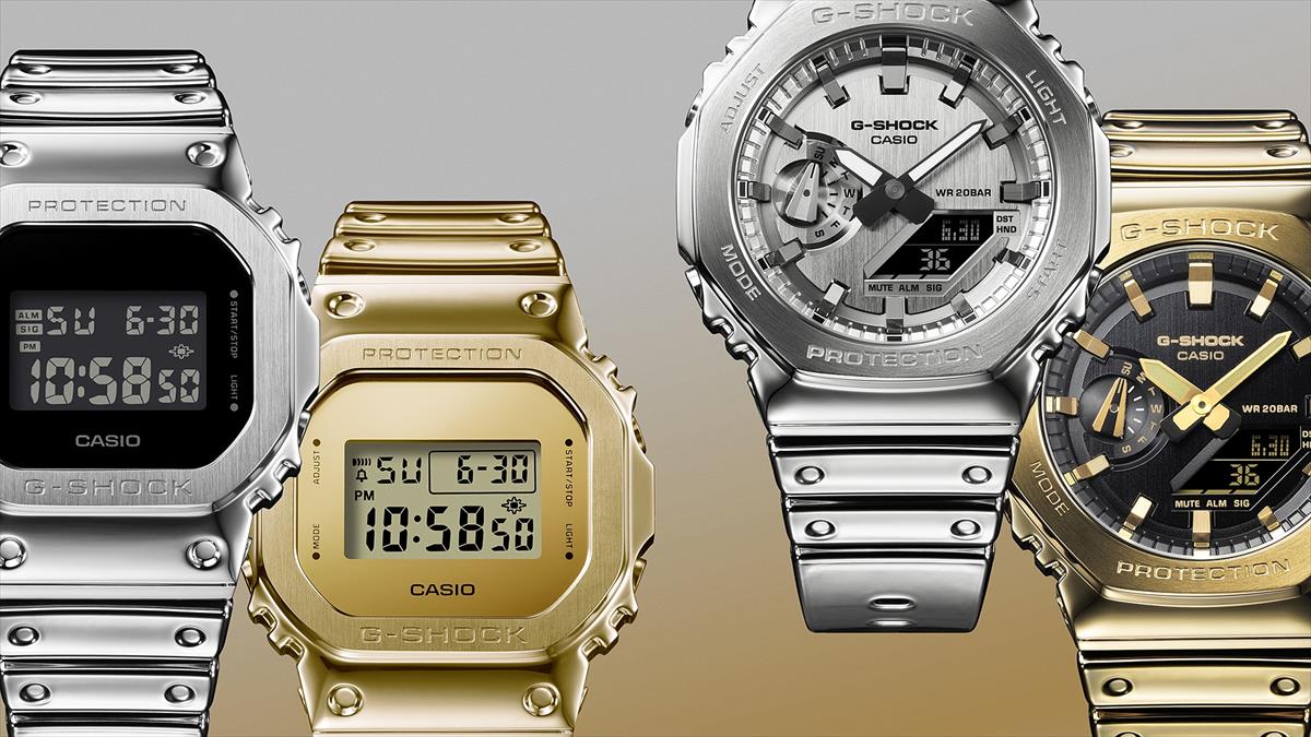 カシオ Gショック  GM-5600YMG-9JF メタリックカラー FINE METALLICシリーズ CASIO G-SHOCK【0125】_10spl【店頭受取可能商品】