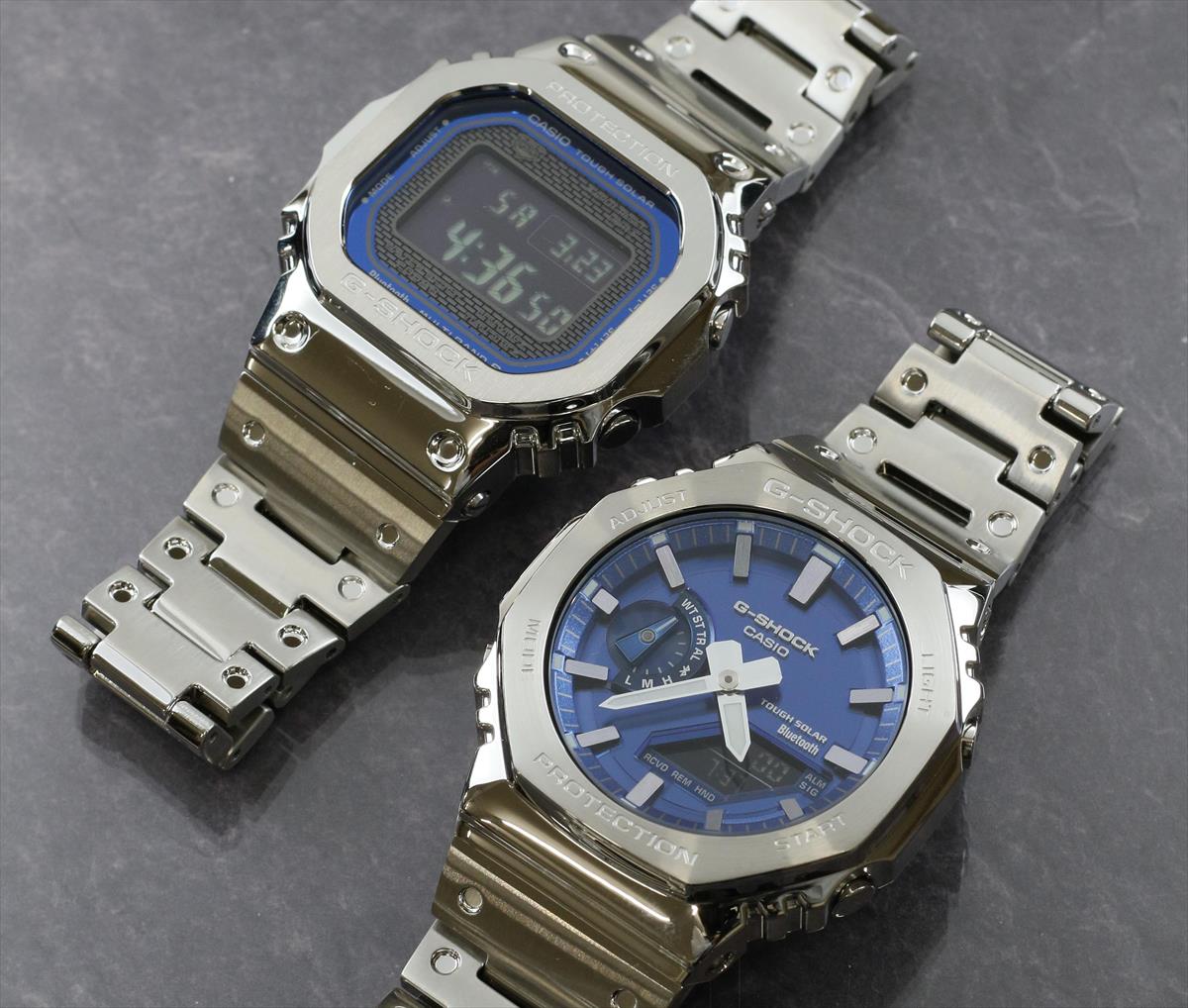 カシオ Gショック GM-B2100AD-2AJF フルメタル ブルー G-SHOCK CASIO