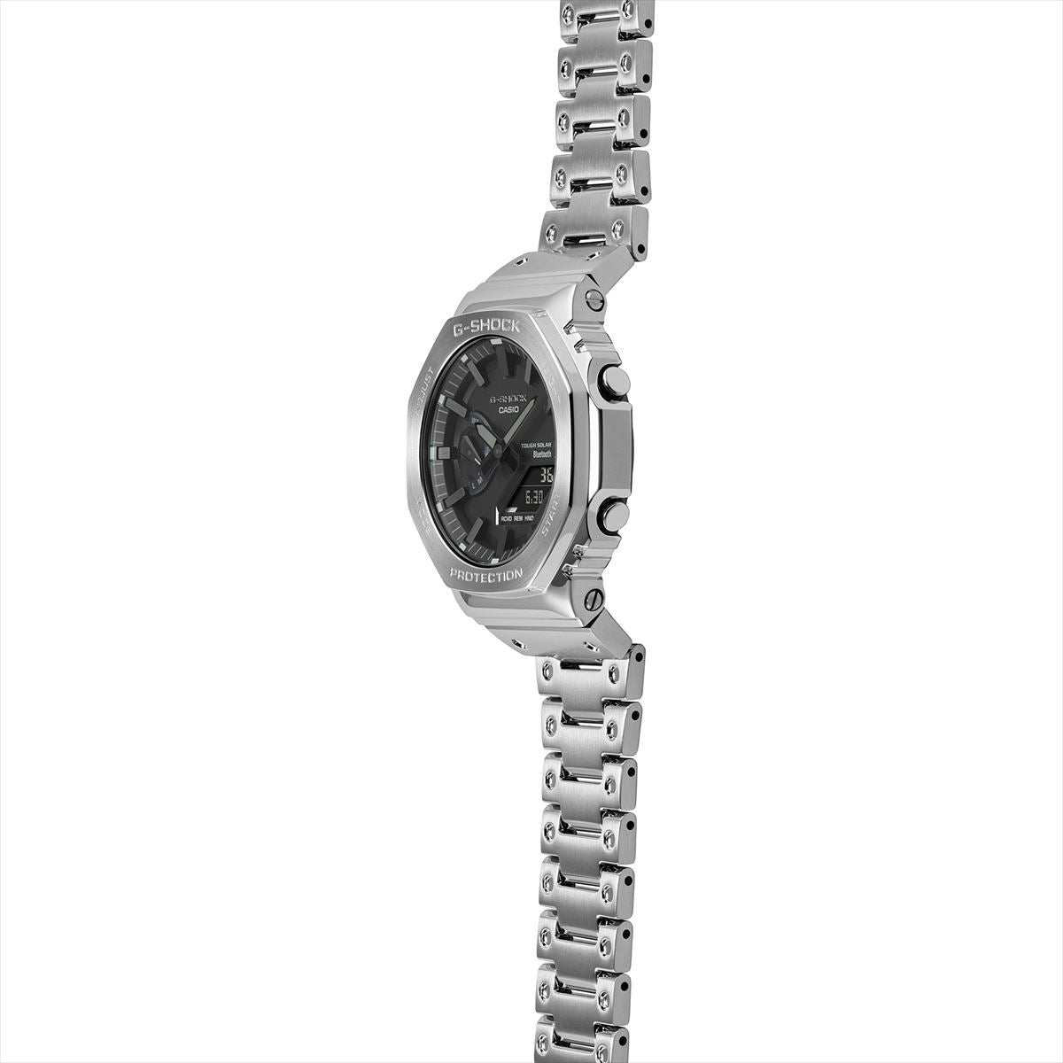 カシオ Gショック フルメタル GM-B2100D-1AJF シルバー スマートフォンリンク G-SHOCK CASIO 腕時計 【0822】_10spl【店頭受取可能商品】