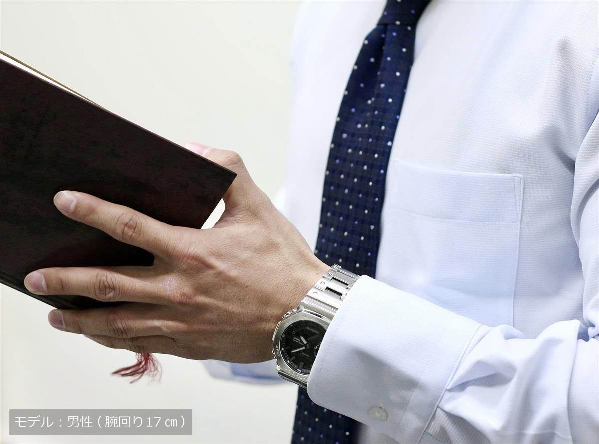 カシオ Gショック フルメタル GM-B2100D-1AJF シルバー スマートフォンリンク G-SHOCK CASIO 腕時計 【0822】【cx01】【店頭受取可能商品】