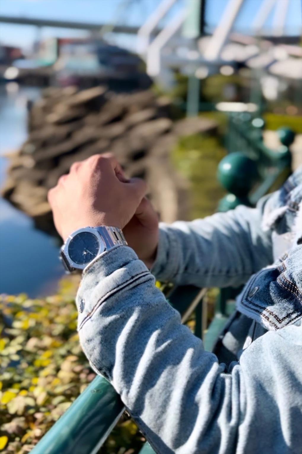 カシオ Gショック フルメタル GM-B2100D-1AJF シルバー スマートフォンリンク G-SHOCK CASIO 腕時計 【0822】【cx01】【店頭受取可能商品】