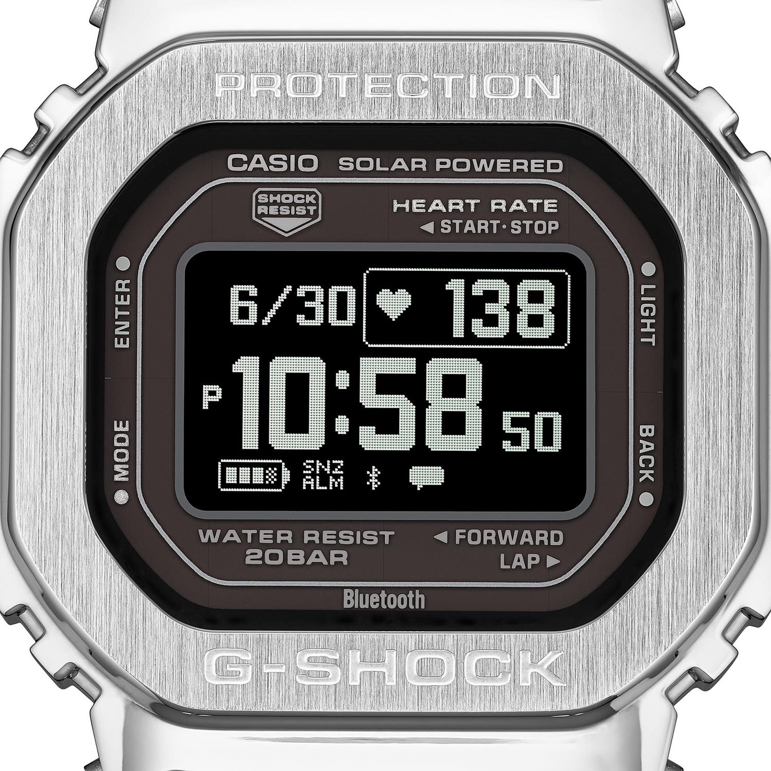 G-SQUAD 心拍計 Bluetooth GM-H5600-1JR メタル GM-H5600-1JR | CASIO