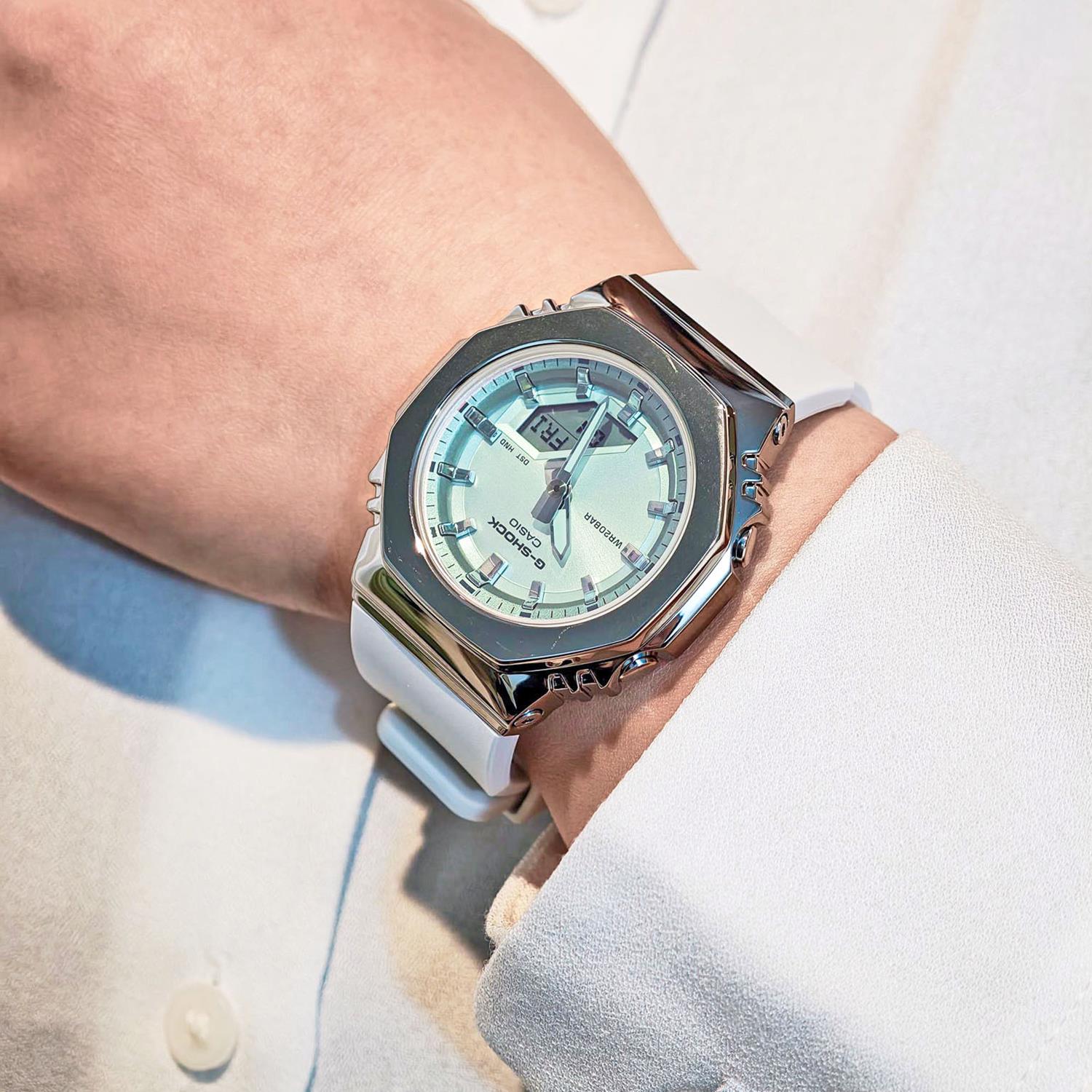カシオ G-SHOCK GM-S2110SR-7AJF ミッドサイズ メタルベゼル 偏光カラーガラス 2100シリーズ ジーショック 腕時計 メンズ レディース CASIO G-SHOCK公式掲載店【0426】※4月17日発売予定【店頭受取可能商品】