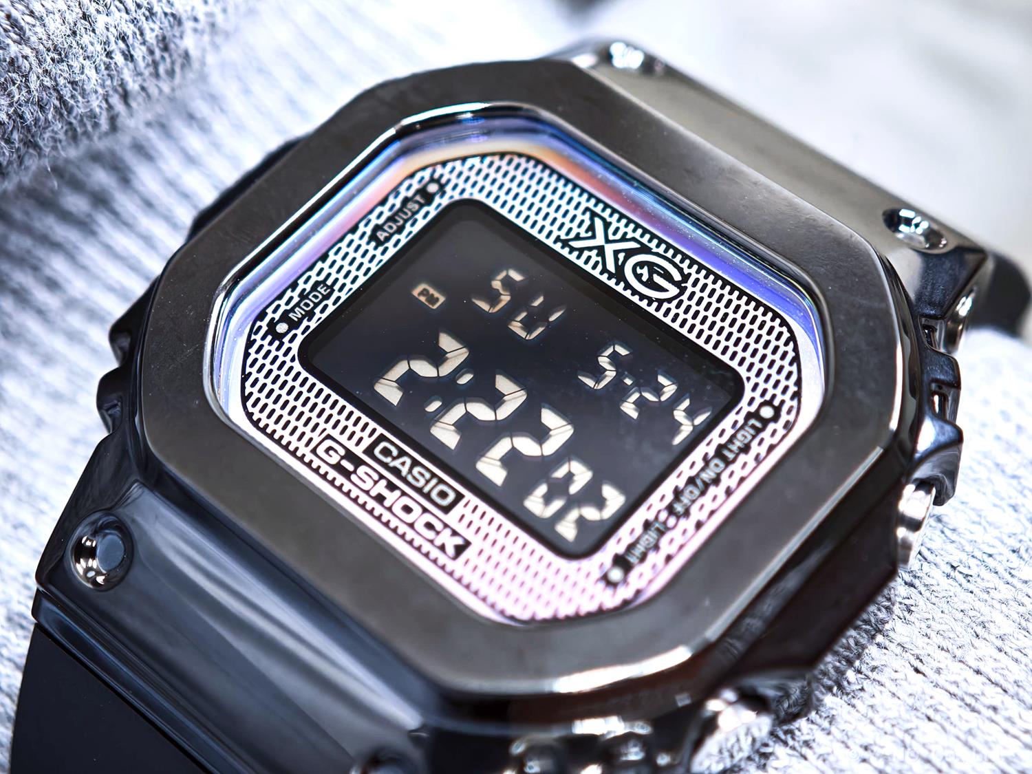 カシオ G-SHOCK XGコラボレーションモデル GM-S5600XG-1JR レインボー蒸着 メタルベゼル グローバルアンバサダー  CASIO G-SHOCK公式掲載店【0626】【cx01】