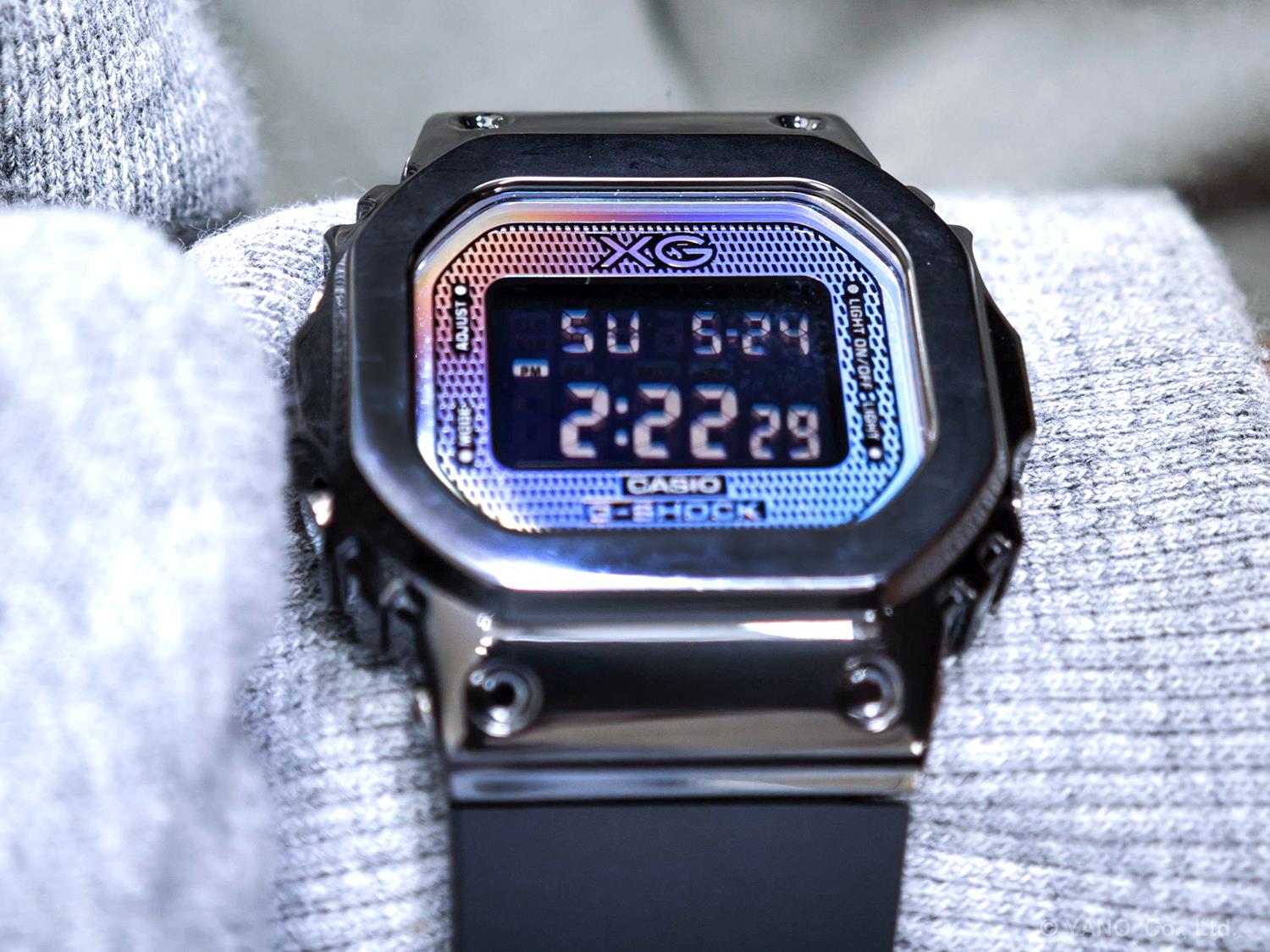 カシオ G-SHOCK XGコラボレーションモデル GM-S5600XG-1JR レインボー蒸着 メタルベゼル グローバルアンバサダー  CASIO G-SHOCK公式掲載店【0626】【cx01】