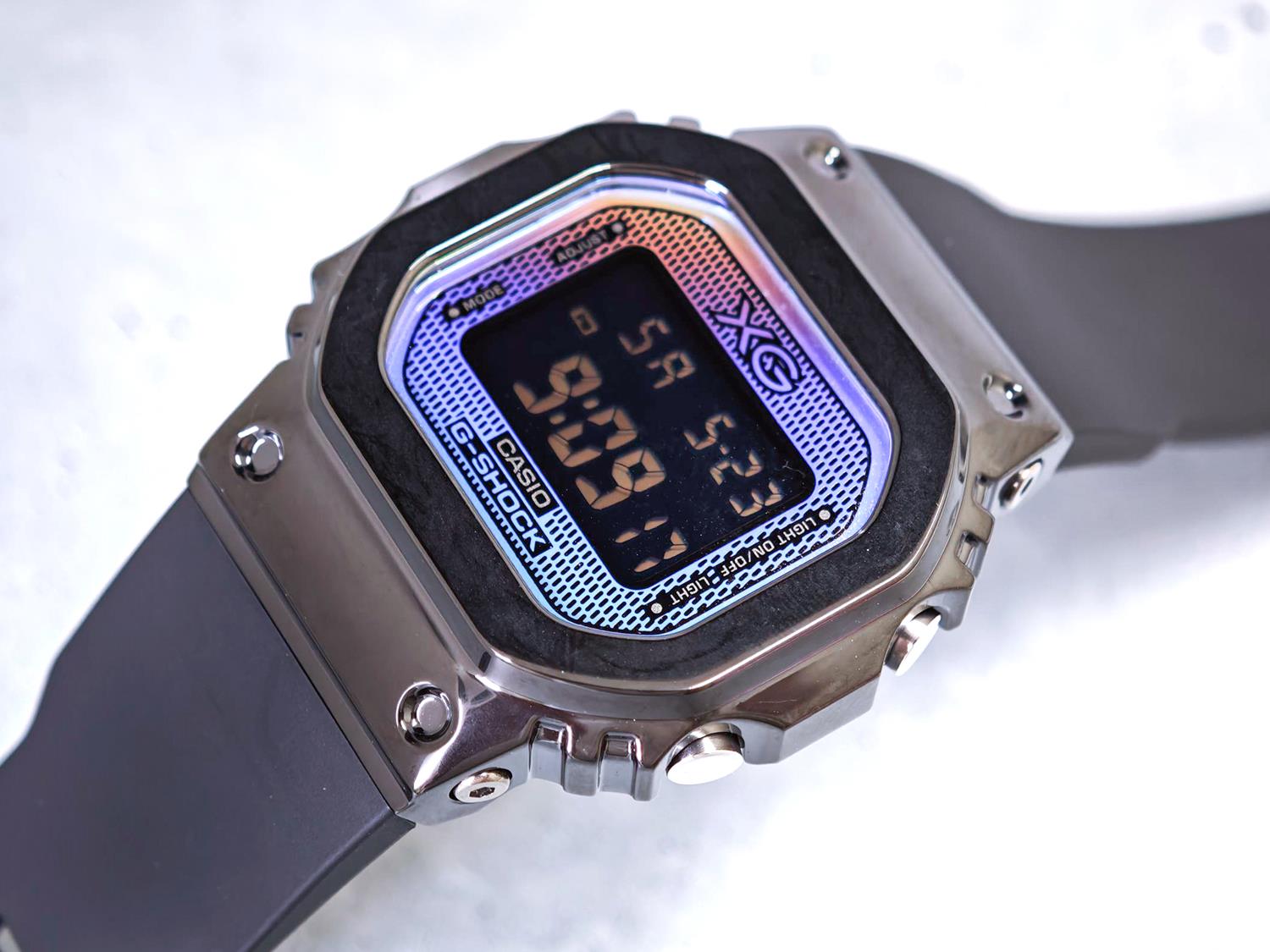 カシオ G-SHOCK XGコラボレーションモデル GM-S5600XG-1JR レインボー蒸着 メタルベゼル グローバルアンバサダー  CASIO G-SHOCK公式掲載店【0626】【cx01】