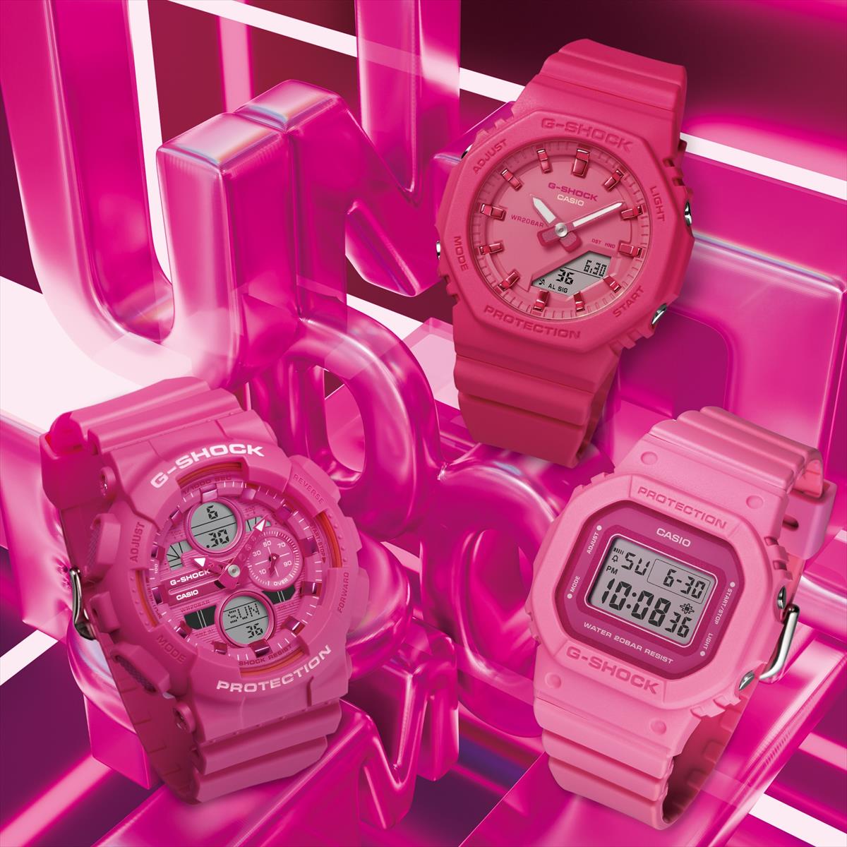 カシオ Gショック GMA-S140PP-4AJF  パワーピンク ミッドサイズ CASIO G-SHOCK公式掲載店【0225】_10spl【店頭受取可能商品】