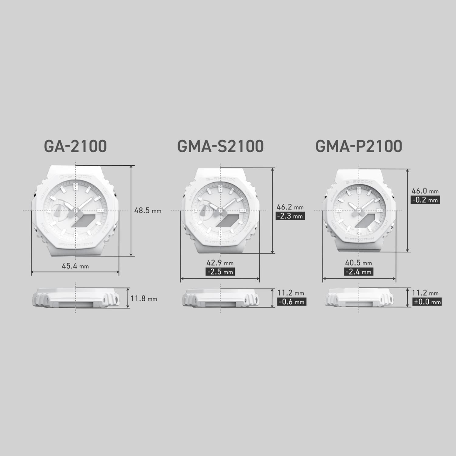 カシオ G-SHOCK GMA-P2100SR-1AJF 最小・最薄クラス 偏光カラーガラス スケルトンブラック 2100シリーズ ジーショック 腕時計 メンズ レディース CASIO G-SHOCK公式掲載店【0426】※4月17日発売予定【店頭受取可能商品】