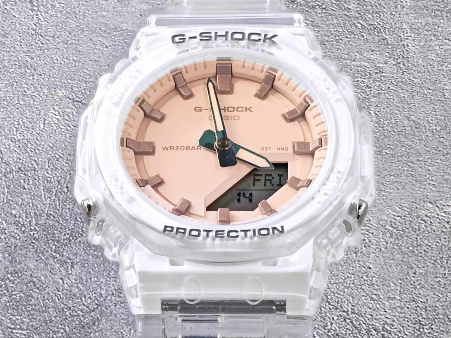 カシオ G-SHOCK GMA-P2100SR-7AJF 最小・最薄クラス 偏光カラーガラス スケルトン 2100シリーズ ジーショック 腕時計 メンズ レディース CASIO G-SHOCK公式掲載店【0426】※4月17日発売予定【店頭受取可能商品】