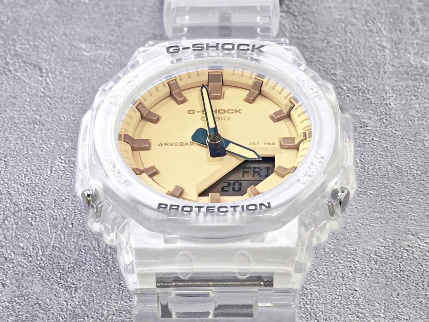 カシオ G-SHOCK GMA-P2100SR-7AJF 最小・最薄クラス 偏光カラーガラス スケルトン 2100シリーズ ジーショック 腕時計 メンズ レディース CASIO G-SHOCK公式掲載店【0426】※4月17日発売予定【店頭受取可能商品】
