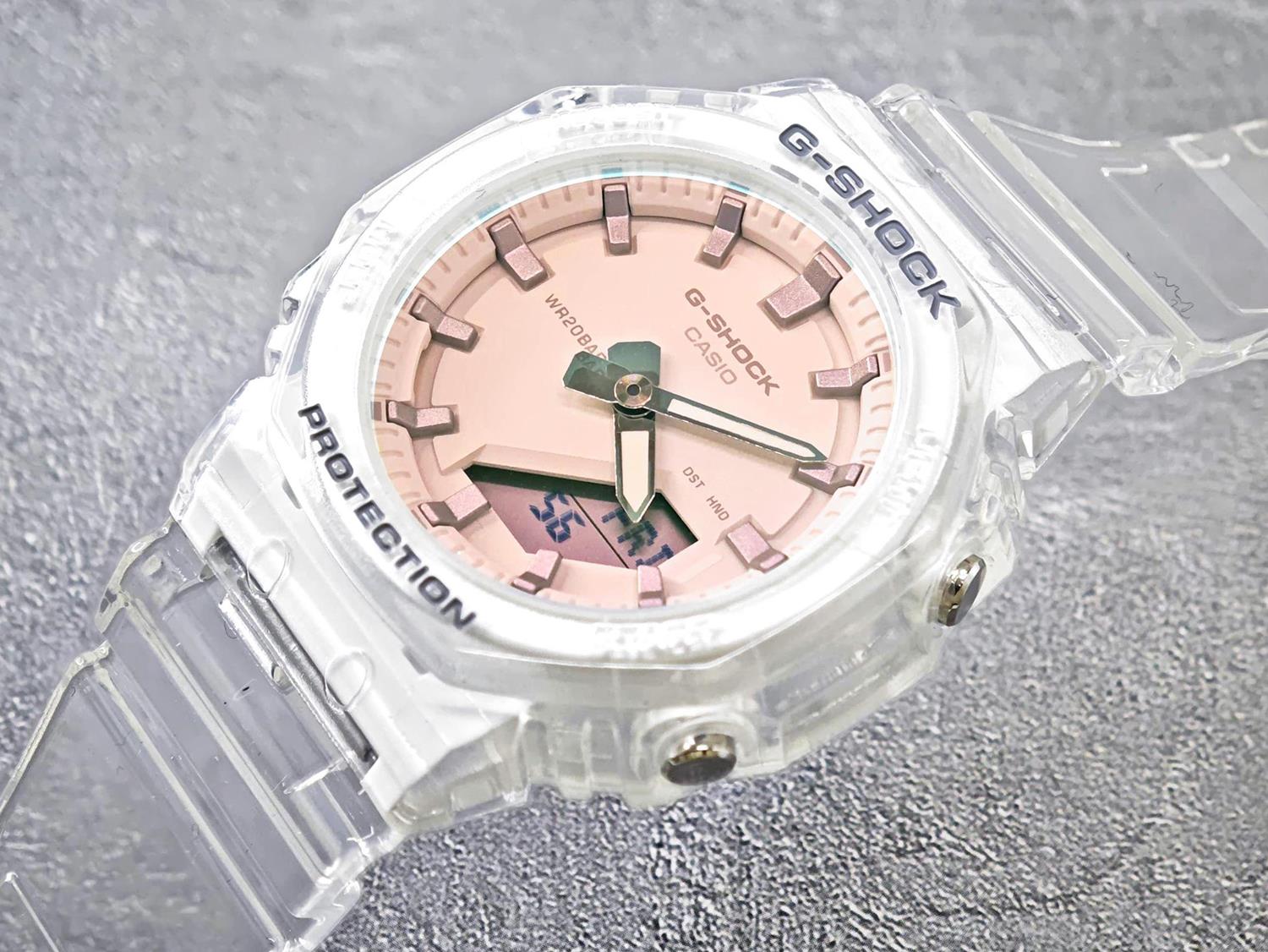 カシオ G-SHOCK GMA-P2100SR-7AJF 最小・最薄クラス 偏光カラーガラス スケルトン 2100シリーズ ジーショック 腕時計 メンズ レディース CASIO G-SHOCK公式掲載店【0426】※4月17日発売予定【店頭受取可能商品】