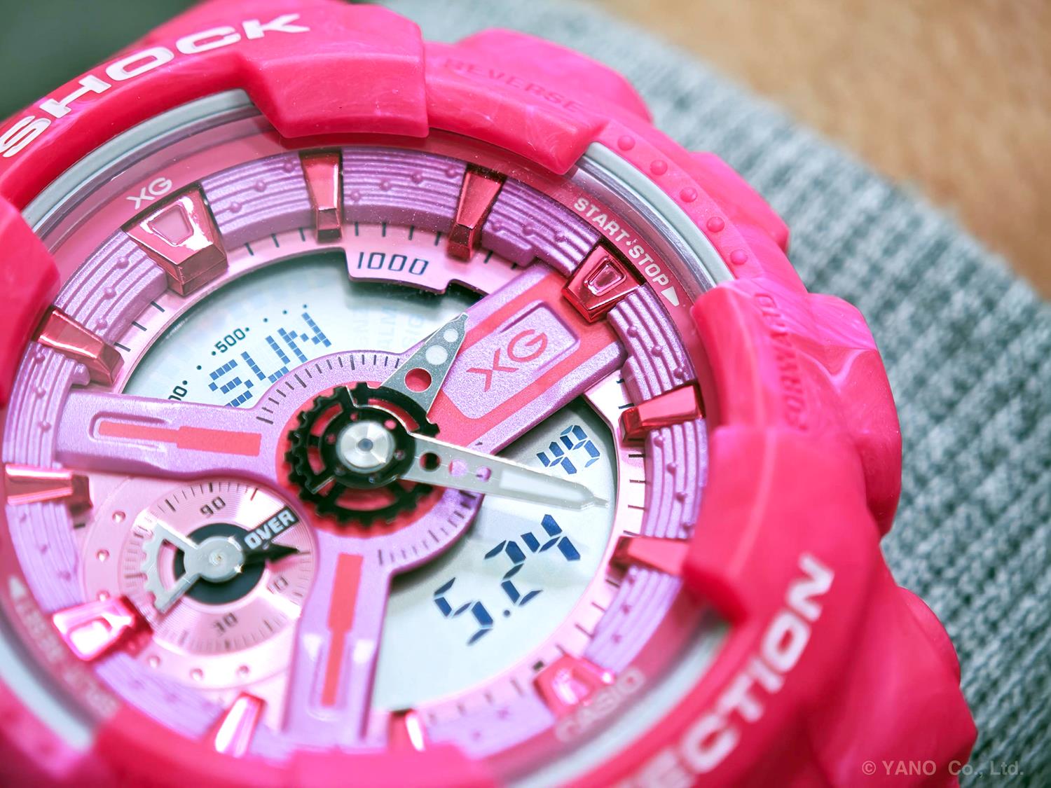 カシオ G-SHOCK XGコラボレーションモデル GMA-S110XG-4AJR マーブル成形 ピンク 偏光塗装文字板 グローバルアンバサダー  CASIO G-SHOCK公式掲載店【0626】【cx01】