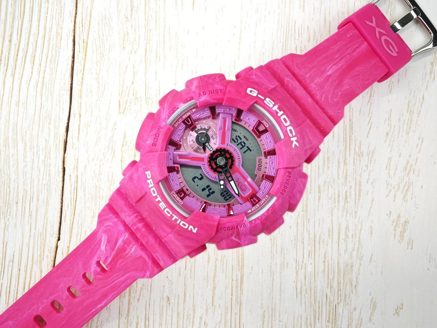 カシオ G-SHOCK XGコラボレーションモデル GMA-S110XG-4AJR マーブル成形 ピンク 偏光塗装文字板 グローバルアンバサダー  CASIO G-SHOCK公式掲載店【0626】【cx01】