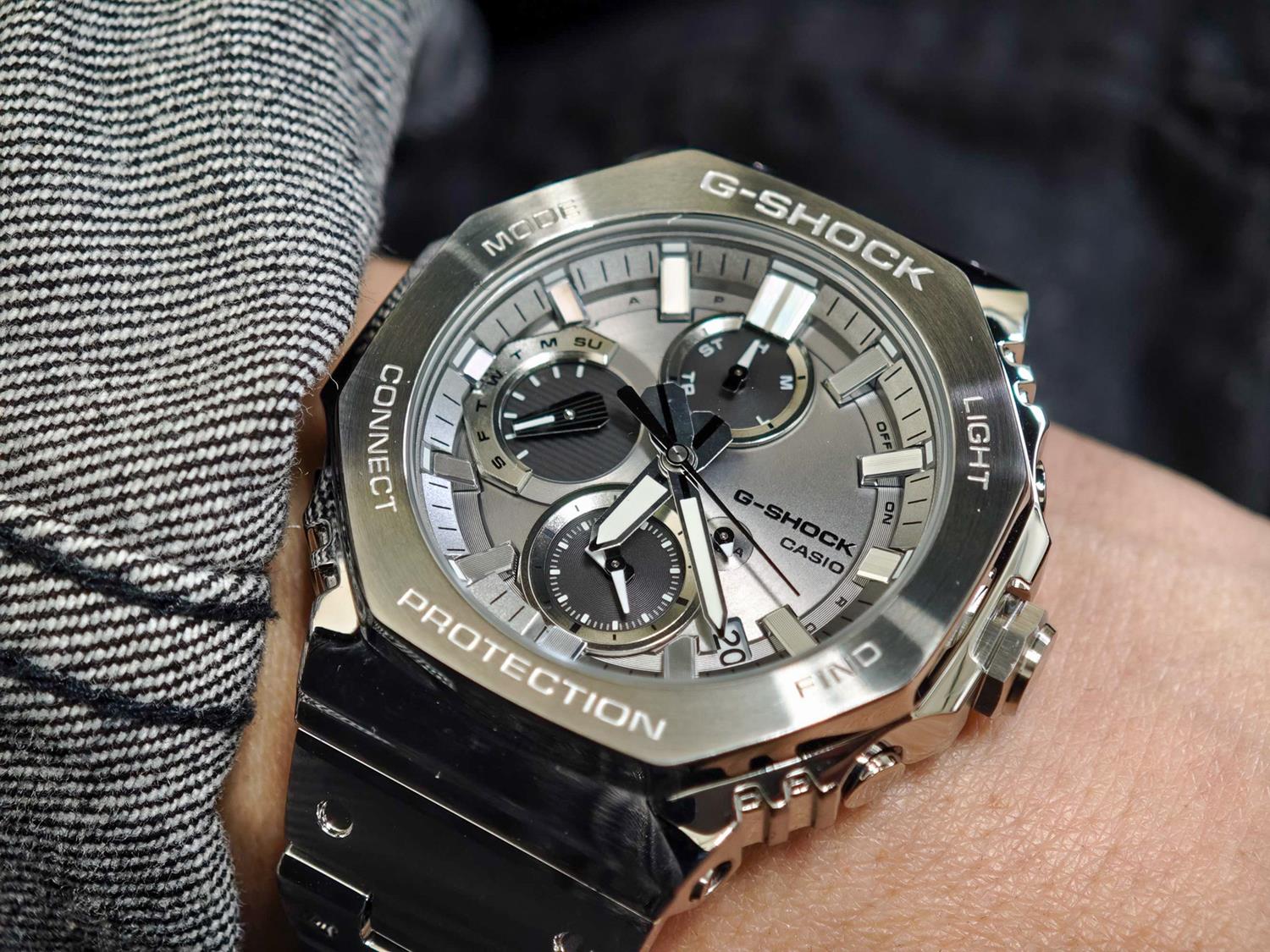 カシオ G-SHOCK GMC-B2100ADS-1AJF フルメタル クロノグラフ シルバーパンダ  Bluetooth連携 山形カシオ 日本製 2100シリーズ 腕時計 メンズ ジーショック  CASIO G-SHOCK公式掲載店【0426】【店頭受取可能商品】