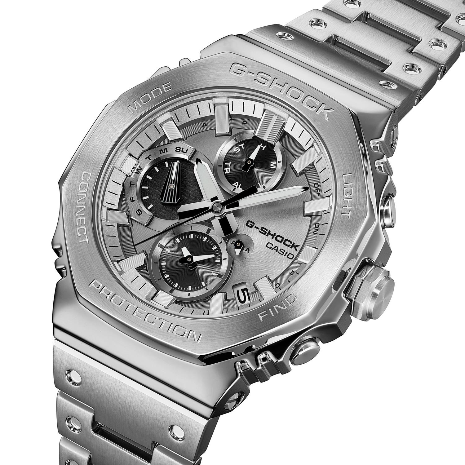 カシオ G-SHOCK GMC-B2100ADS-1AJF フルメタル クロノグラフ シルバーパンダ  Bluetooth連携 山形カシオ 日本製 2100シリーズ 腕時計 メンズ ジーショック  CASIO G-SHOCK公式掲載店【0426】【店頭受取可能商品】