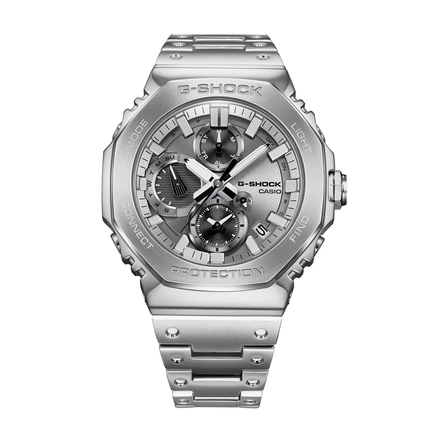 カシオ G-SHOCK GMC-B2100ADS-1AJF フルメタル クロノグラフ シルバーパンダ  Bluetooth連携 山形カシオ 日本製 2100シリーズ 腕時計 メンズ ジーショック  CASIO G-SHOCK公式掲載店【0426】【店頭受取可能商品】