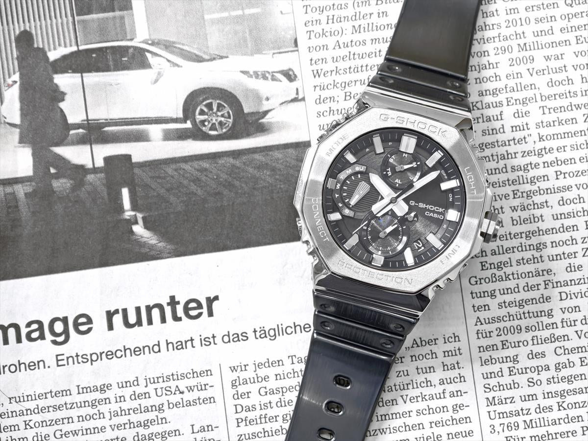 カシオ Gショック GMC-B2100Y-1AJF タフソーラー スマートフォンリンク クロノグラフ メンズ 腕時計 メタル 八角形デザイン  CASIO G-SHOCK公式掲載店【0825】【rx01】【店頭受取可能商品】