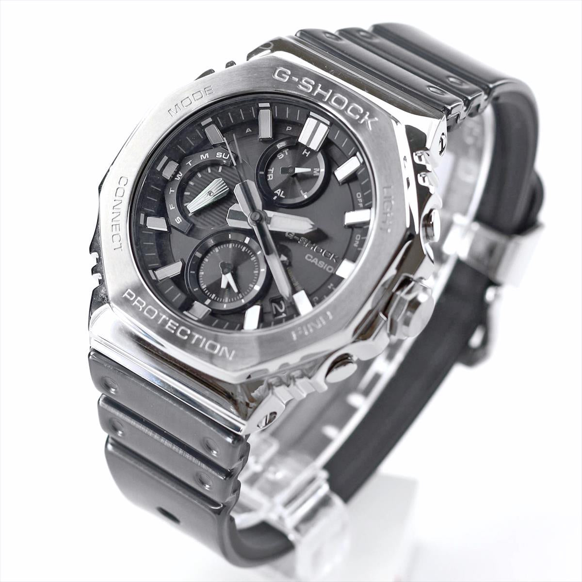 カシオ Gショック GMC-B2100Y-1AJF タフソーラー スマートフォンリンク クロノグラフ メンズ 腕時計 メタル 八角形デザイン  CASIO G-SHOCK公式掲載店【0825】【rx01】【店頭受取可能商品】