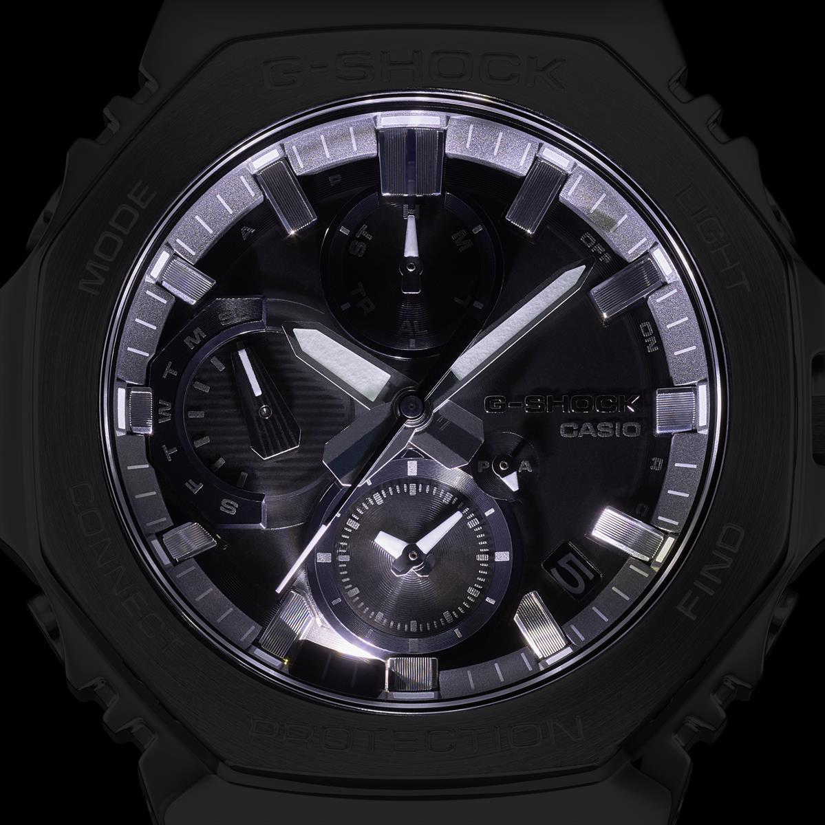 カシオ Gショック GMC-B2100Y-1AJF タフソーラー スマートフォンリンク クロノグラフ メンズ 腕時計 メタル 八角形デザイン  CASIO G-SHOCK公式掲載店【0825】【rx01】【店頭受取可能商品】