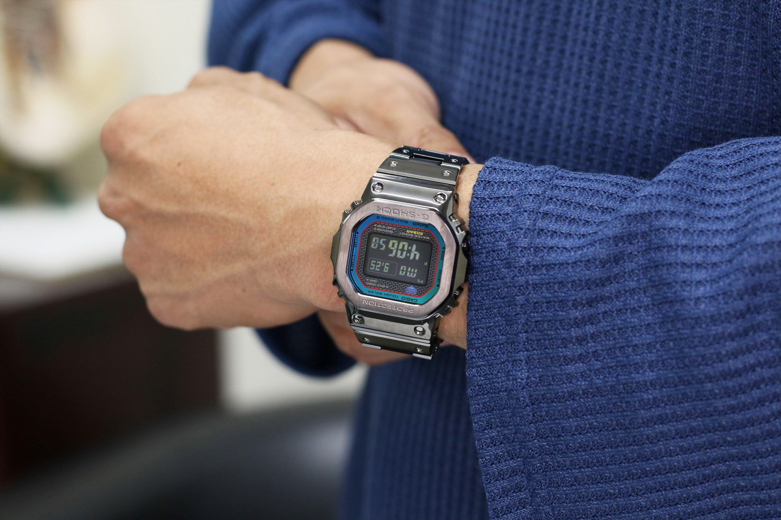 カシオ Gショック GMW-B5000BPC-1JF フルメタル レインボーカラー G-SHOCK CASIO【1023】【cx01】【店頭受取可能商品】