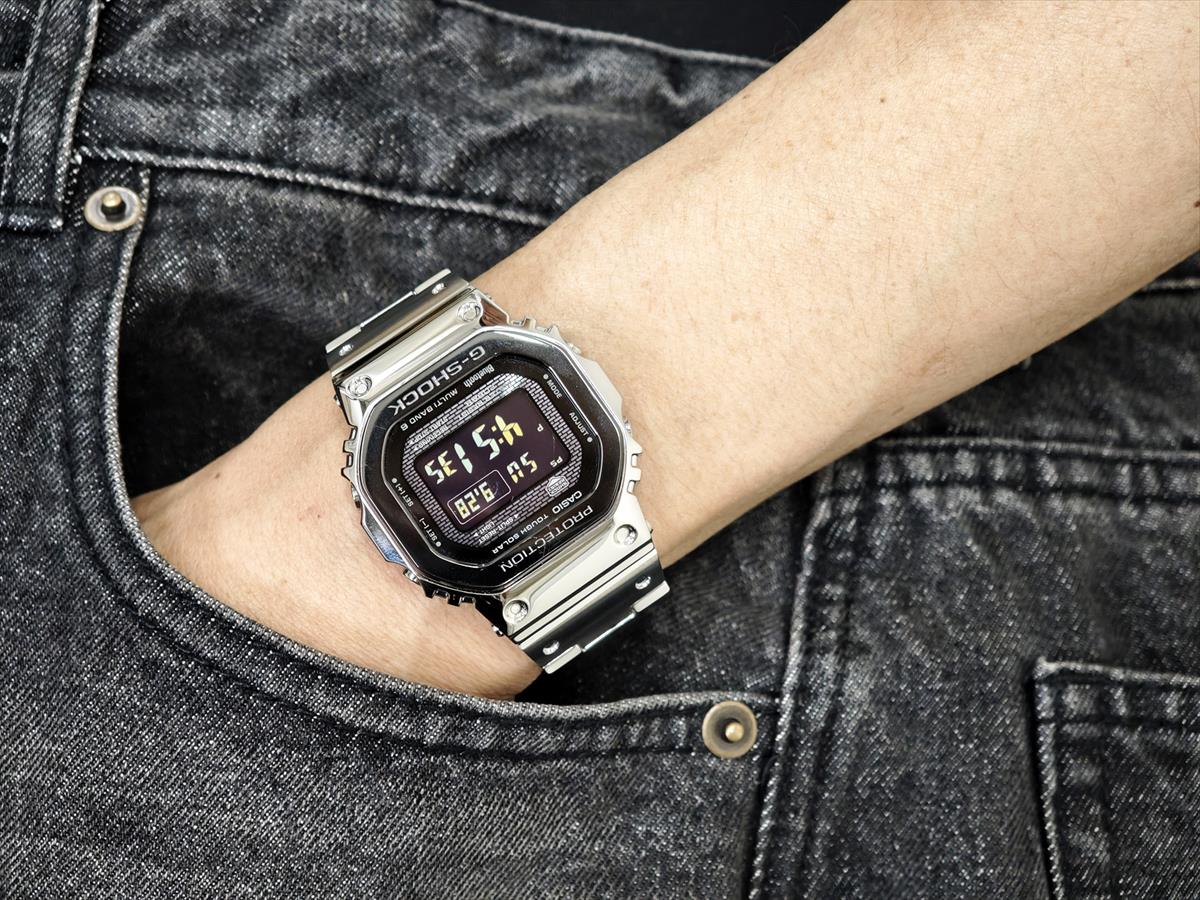 カシオ Gショック GMW-B5000BT-1JF ブラックベゼル スマートフォンリンク機能搭載 タフソーラー 山形カシオ製造モデル  CASIO G-SHOCK公式掲載店【rx01s】【1025】【店頭受取可能商品】