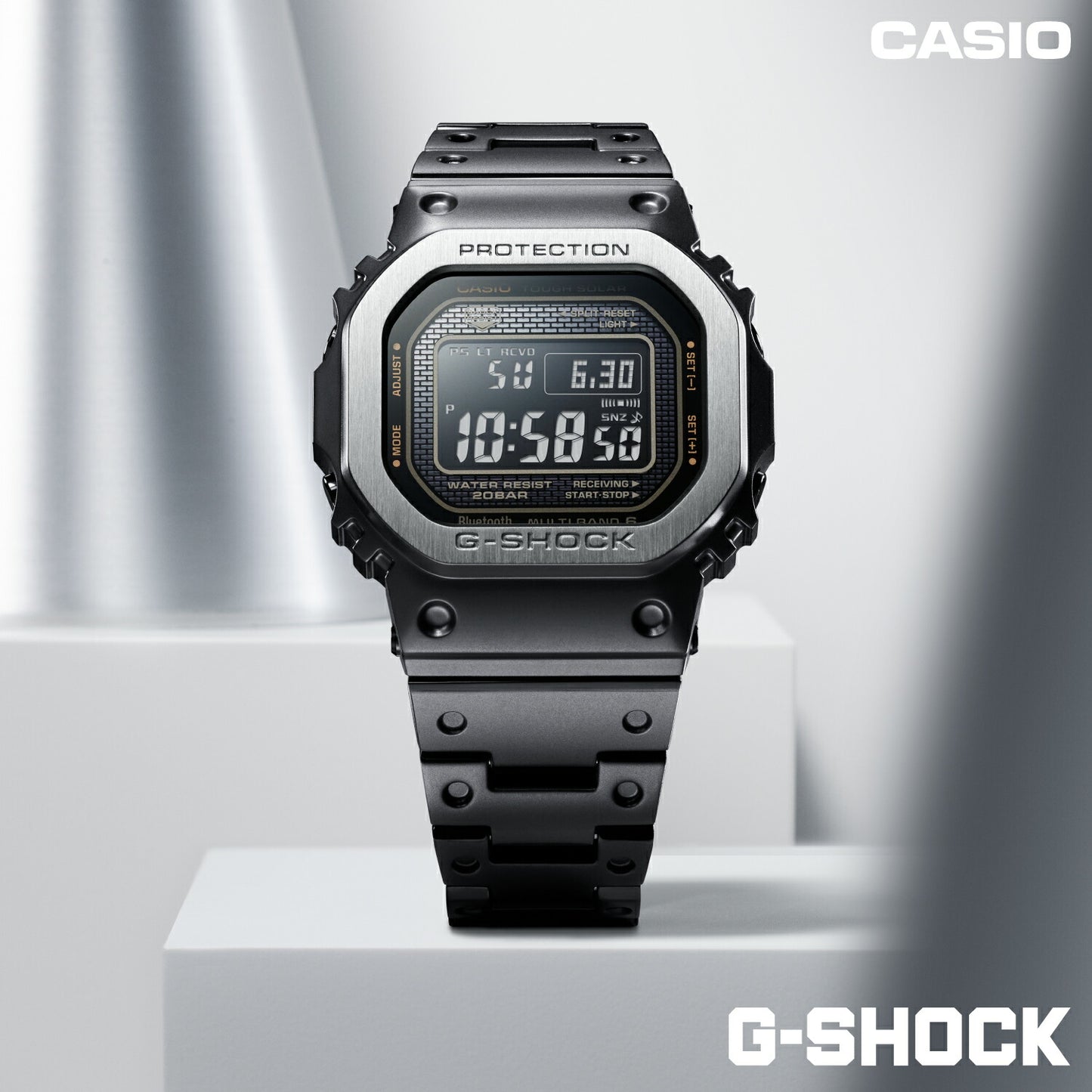 カシオ Gショック GMW-B5000MB-1JF  マルチフィニッシュドブラック フルメタル コネクテッド G-SHOCK  CASIO G-SHOCK 【0322】