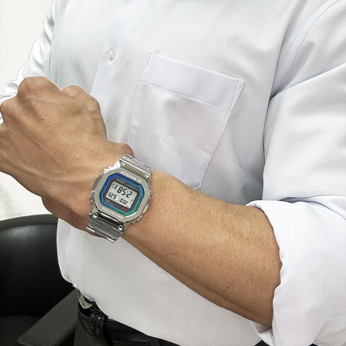 カシオ Gショック GMW-B5000PC-1JF フルメタル レインボーカラー G-SHOCK CASIO【1023】【店頭受取可能商品】