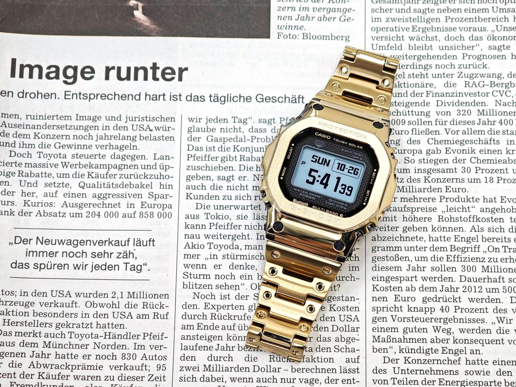 カシオ Gショック GMW-BZ5000GD-9JF  MIP液晶 アプリ連携 フォント切替え機能 フルメタル 山形カシオ製造モデル  CASIO G-SHOCK公式掲載店【1125】※11月14日発売予定