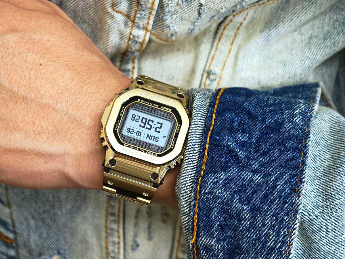 カシオ Gショック GMW-BZ5000GD-9JF MIP液晶 アプリ連携 フォント 