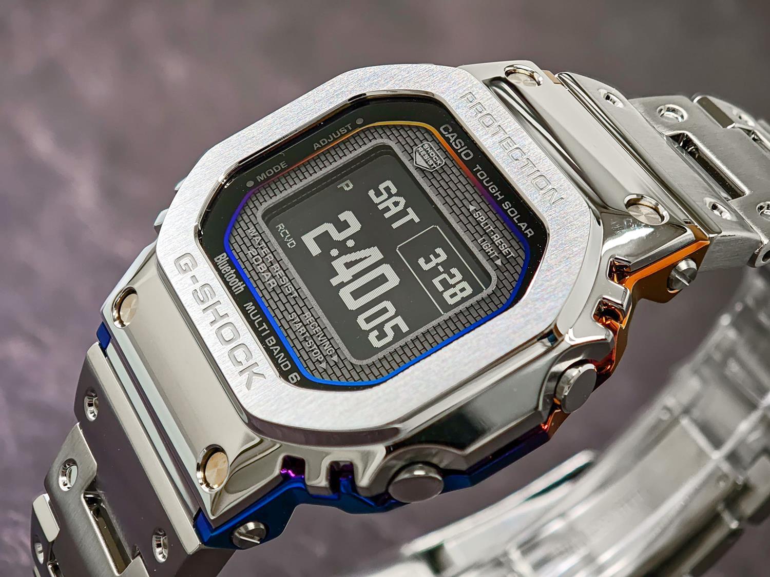 カシオ G-SHOCK GMW-BZ5000RC-1JR CASIO WATCH Partner Shopモデル レインボーIP フルメタル MIP液晶 電波ソーラー Bluetooth ジーショック 腕時計 メンズ  CASIO G-SHOCK公式掲載店【cx01】【0426】【店頭受取可能商品】※完売いたしました