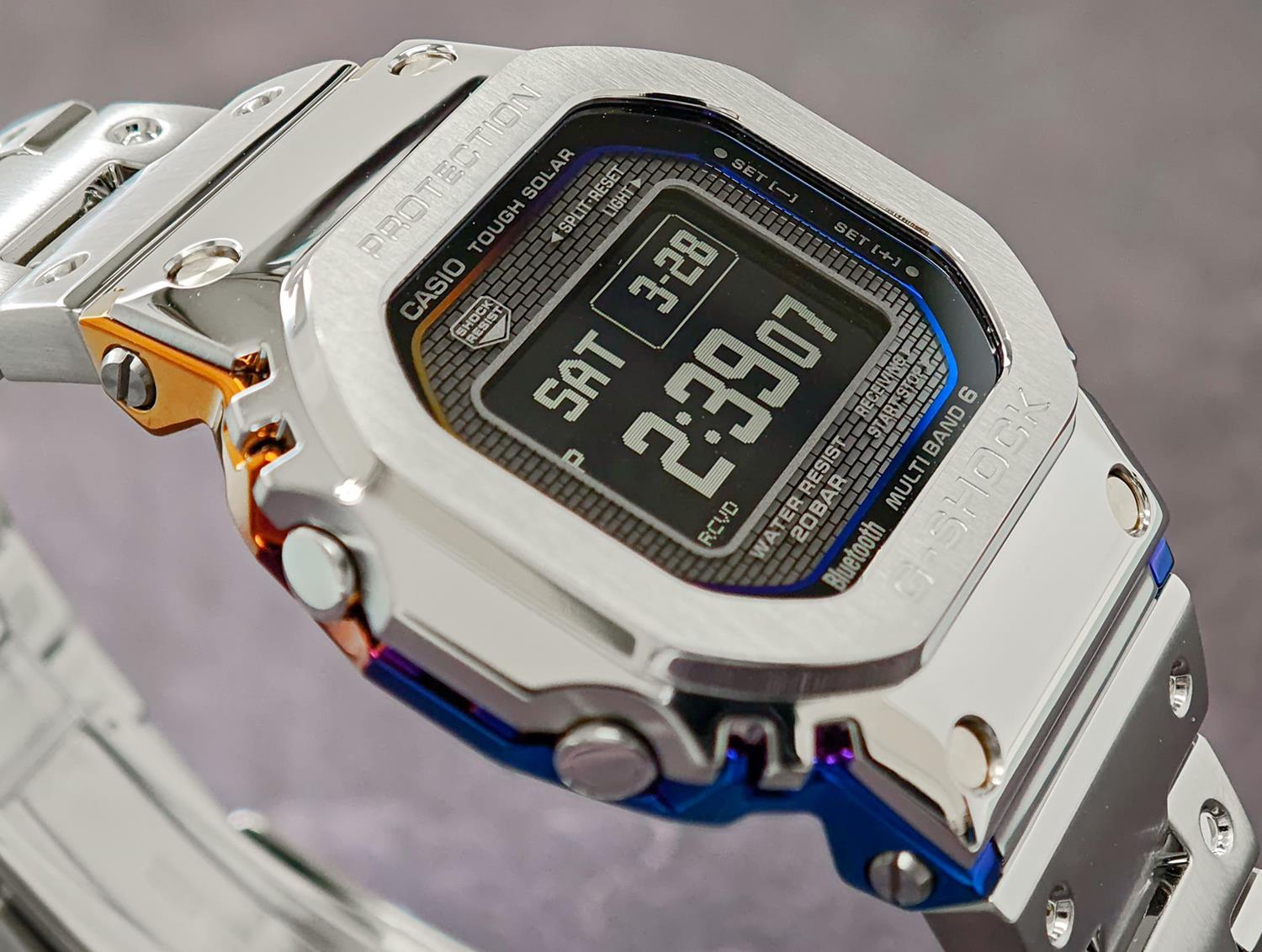 カシオ G-SHOCK GMW-BZ5000RC-1JR CASIO WATCH Partner Shopモデル レインボーIP フルメタル MIP液晶 電波ソーラー Bluetooth ジーショック 腕時計 メンズ  CASIO G-SHOCK公式掲載店【cx01】【0426】【店頭受取可能商品】※完売いたしました