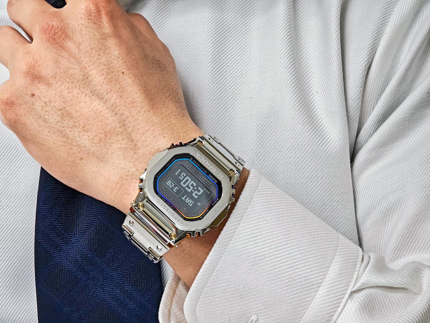 カシオ G-SHOCK GMW-BZ5000RC-1JR CASIO WATCH Partner Shopモデル レインボーIP フルメタル MIP液晶 電波ソーラー Bluetooth ジーショック 腕時計 メンズ  CASIO G-SHOCK公式掲載店【cx01】【0426】【店頭受取可能商品】※完売いたしました