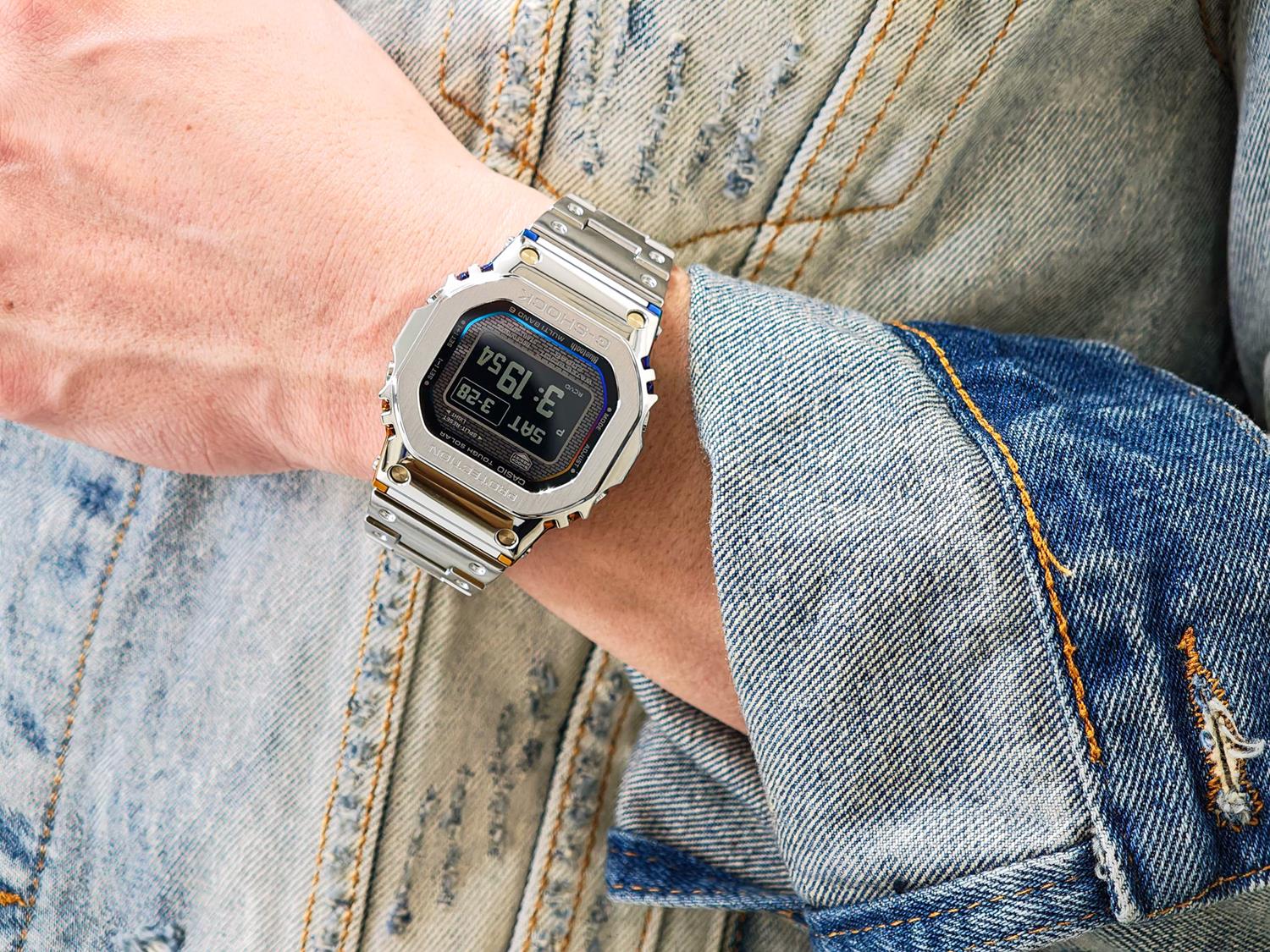 カシオ G-SHOCK GMW-BZ5000RC-1JR CASIO WATCH Partner Shopモデル レインボーIP フルメタル MIP液晶 電波ソーラー Bluetooth ジーショック 腕時計 メンズ  CASIO G-SHOCK公式掲載店【cx01】【0426】【店頭受取可能商品】※完売いたしました