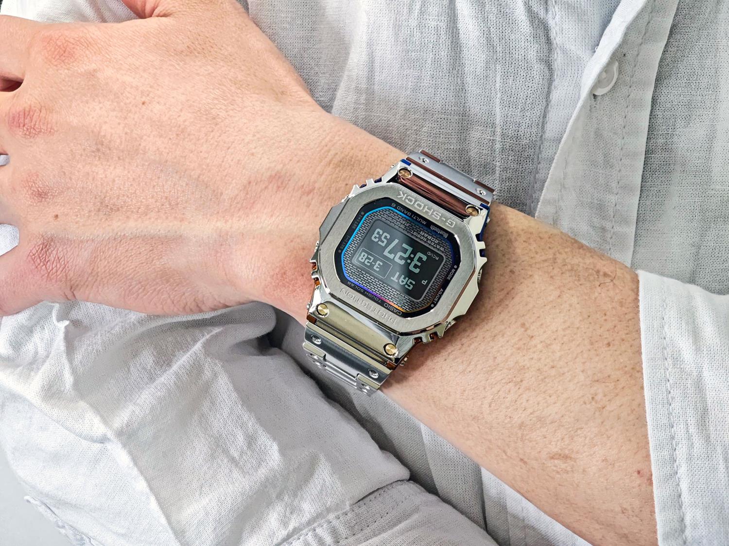 カシオ G-SHOCK GMW-BZ5000RC-1JR CASIO WATCH Partner Shopモデル レインボーIP フルメタル MIP液晶 電波ソーラー Bluetooth ジーショック 腕時計 メンズ  CASIO G-SHOCK公式掲載店【cx01】【0426】【店頭受取可能商品】※完売いたしました