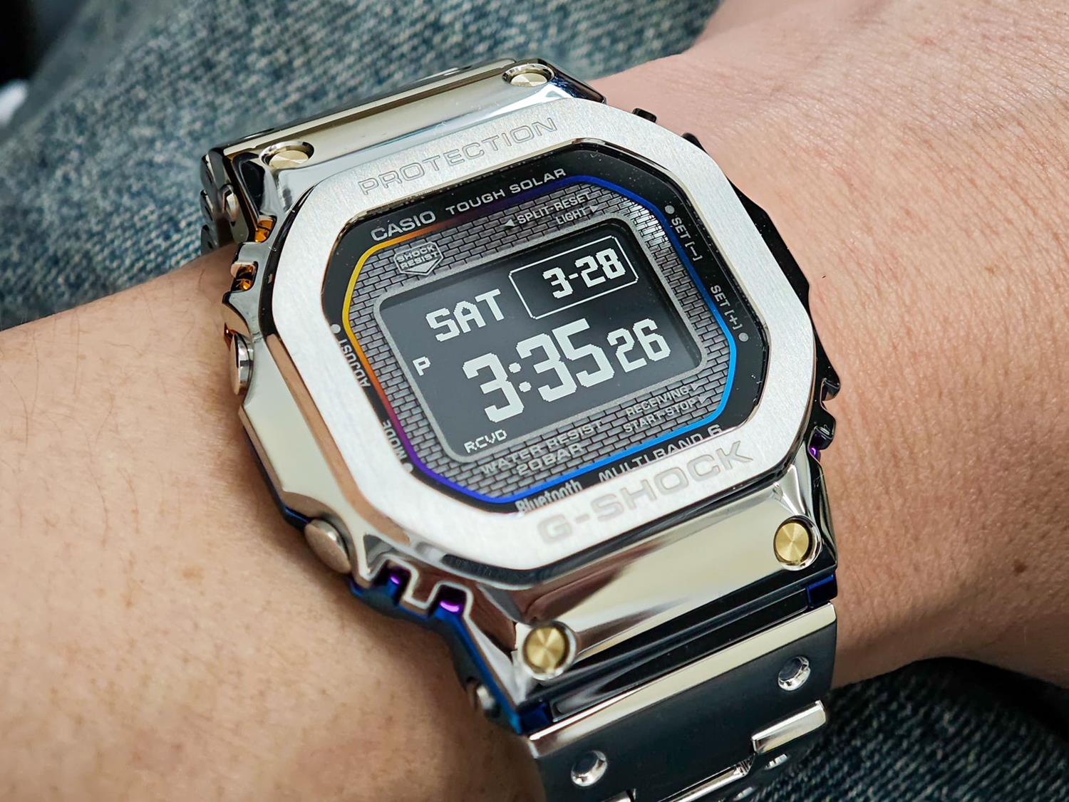 カシオ G-SHOCK GMW-BZ5000RC-1JR CASIO WATCH Partner Shopモデル レインボーIP フルメタル MIP液晶 電波ソーラー Bluetooth ジーショック 腕時計 メンズ  CASIO G-SHOCK公式掲載店【cx01】【0426】【店頭受取可能商品】※完売いたしました