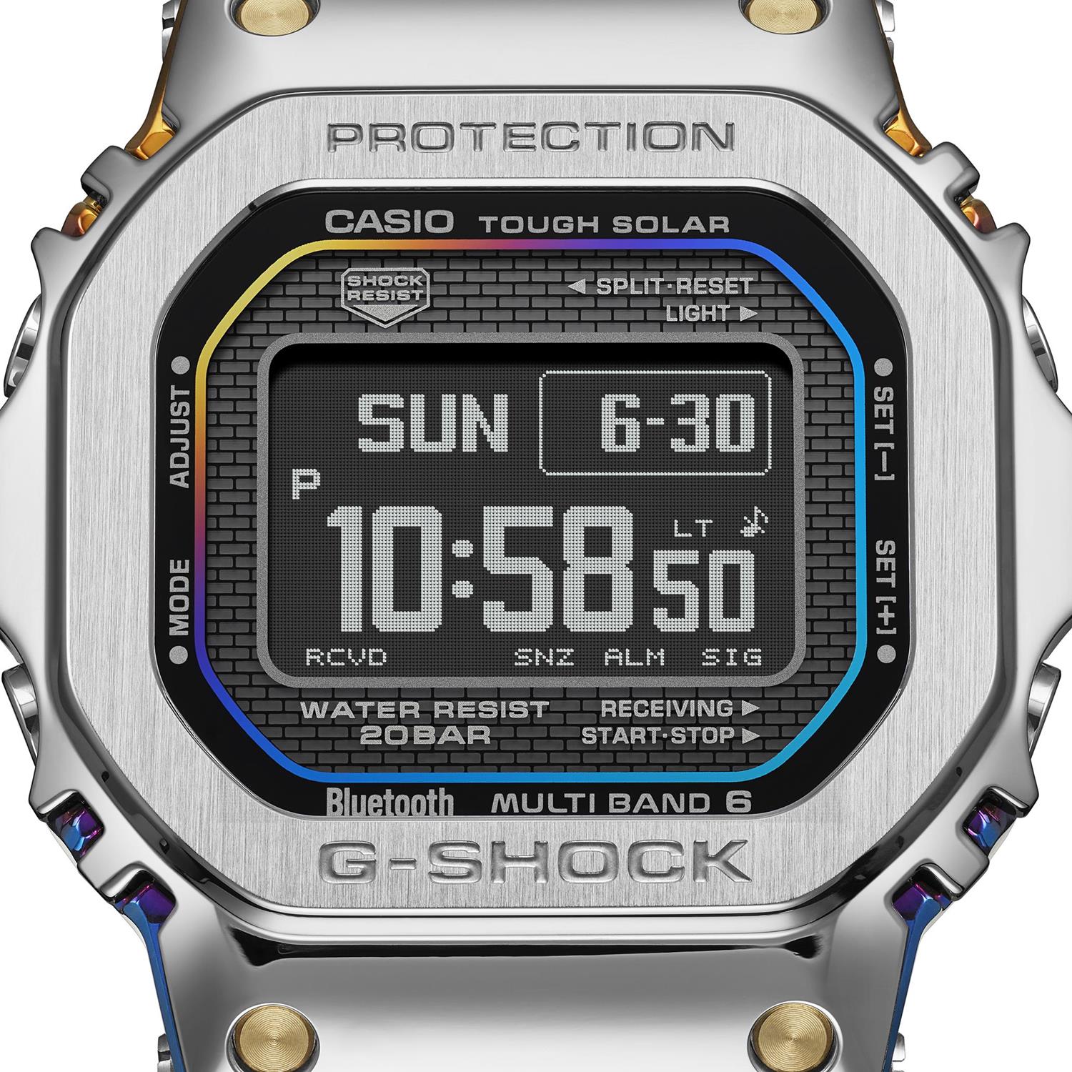 カシオ G-SHOCK GMW-BZ5000RC-1JR CASIO WATCH Partner Shopモデル レインボーIP フルメタル MIP液晶 電波ソーラー Bluetooth ジーショック 腕時計 メンズ  CASIO G-SHOCK公式掲載店【cx01】【0426】【店頭受取可能商品】※完売いたしました