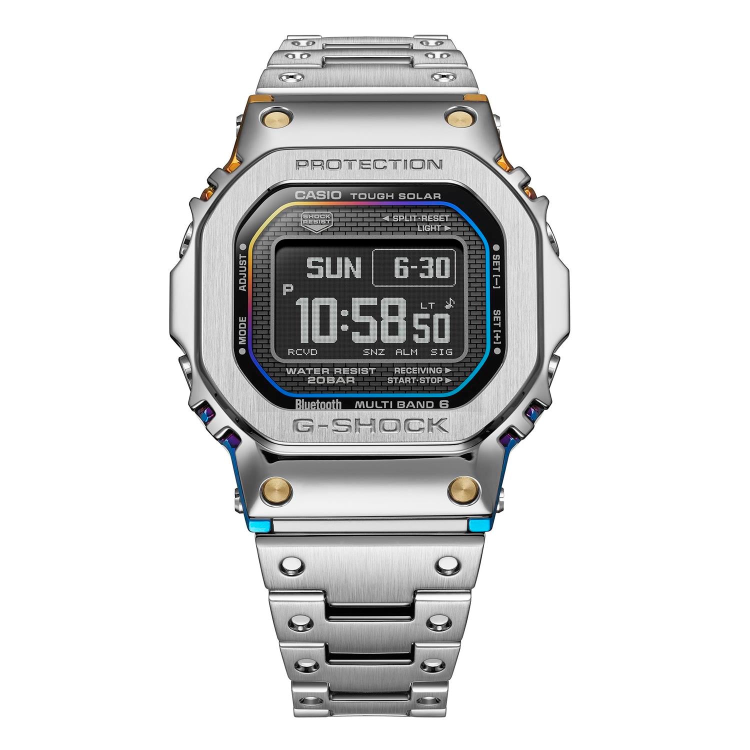 カシオ G-SHOCK GMW-BZ5000RC-1JR CASIO WATCH Partner Shopモデル レインボーIP フルメタル MIP液晶 電波ソーラー Bluetooth ジーショック 腕時計 メンズ  CASIO G-SHOCK公式掲載店【cx01】【0426】【店頭受取可能商品】※完売いたしました